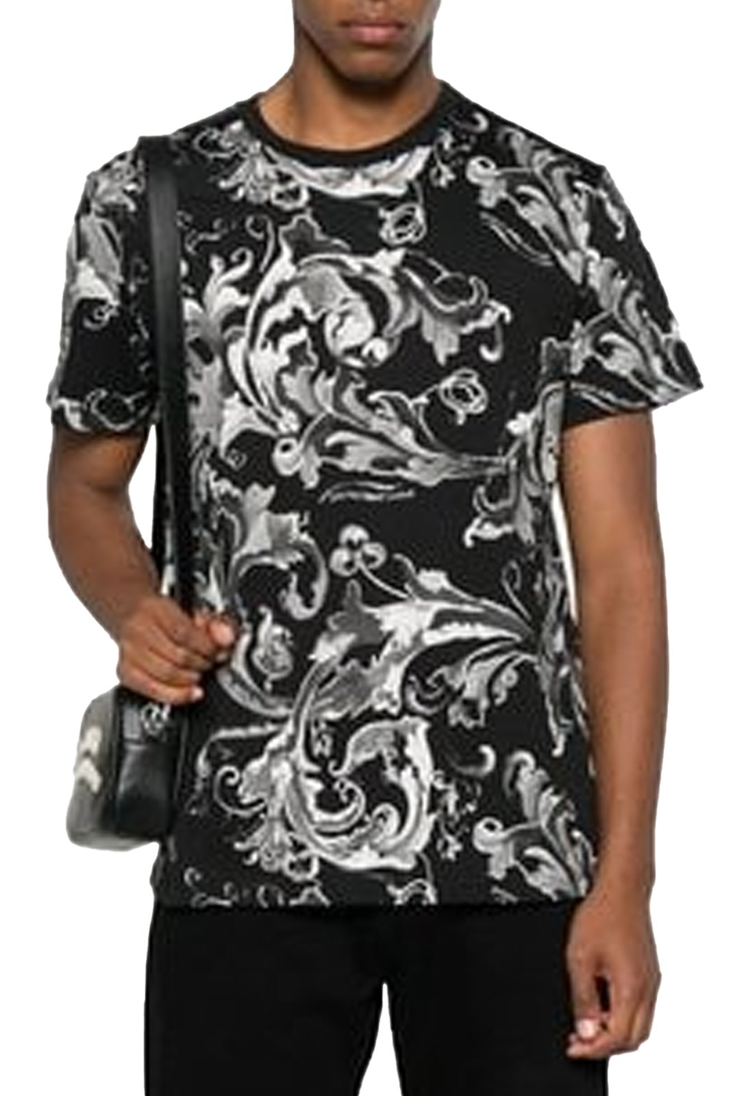 T-S manches courtes  Versace Jeans 79GAH6S0 JS515 899 BLACK