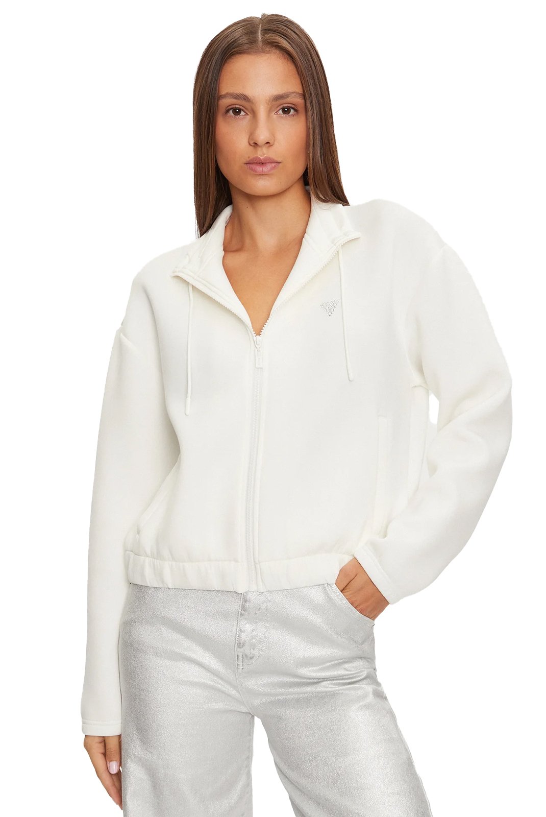 Sweat / sweat zippé  Guess jeans V4BQ14 K7UW2 G6K5 OCEAN SALT