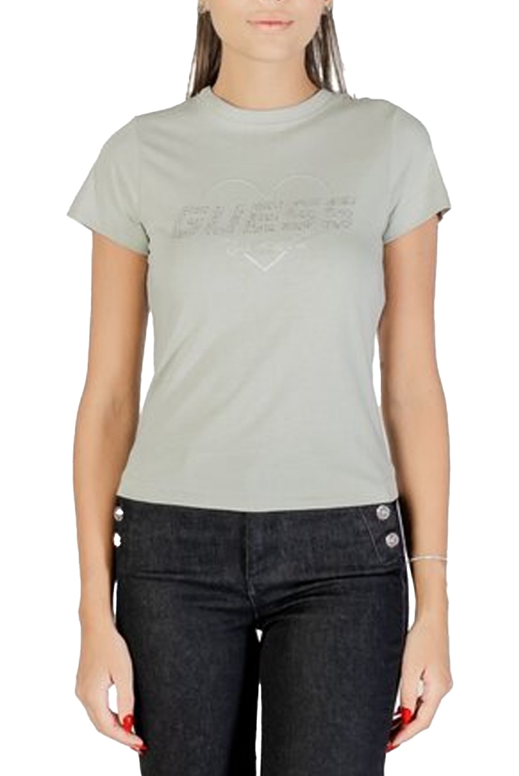 Tee shirt  Guess jeans V5GI10 K9RM1 G8GA HALO GREEN