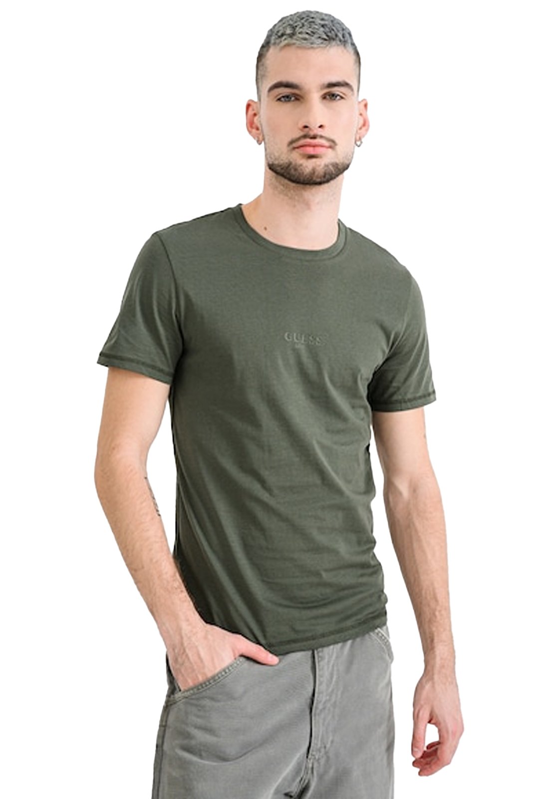 T-S manches courtes  Guess jeans M2YI72 I3Z14 A81U GREEN DEPTHS