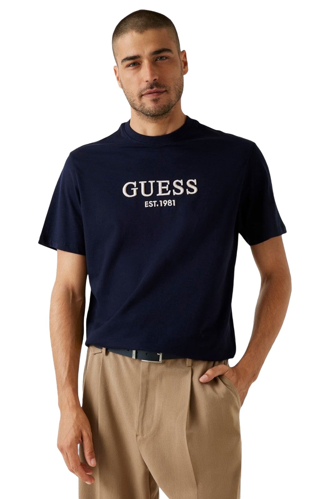 T-S manches courtes  Guess jeans M5BI09 K8FQ4 G7V2 SMART BLUE