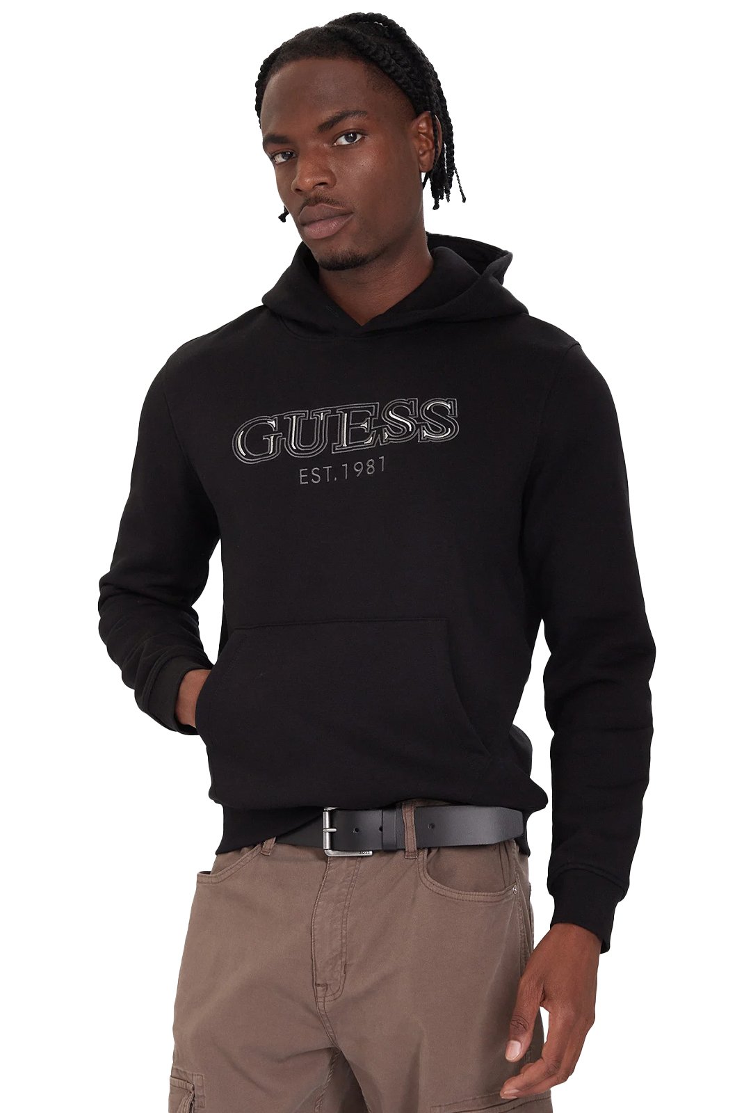 Sweatshirts  Guess jeans M5BQ36 K9Z21 JBLK Jet Black A996