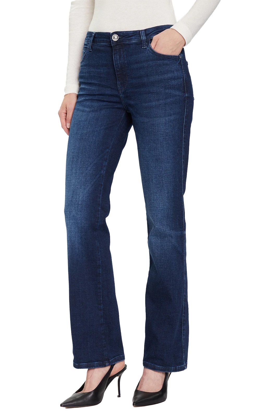 Jeans bootcut / flare  Guess jeans W5BA15 D0791 NOF4 SNOW FALL