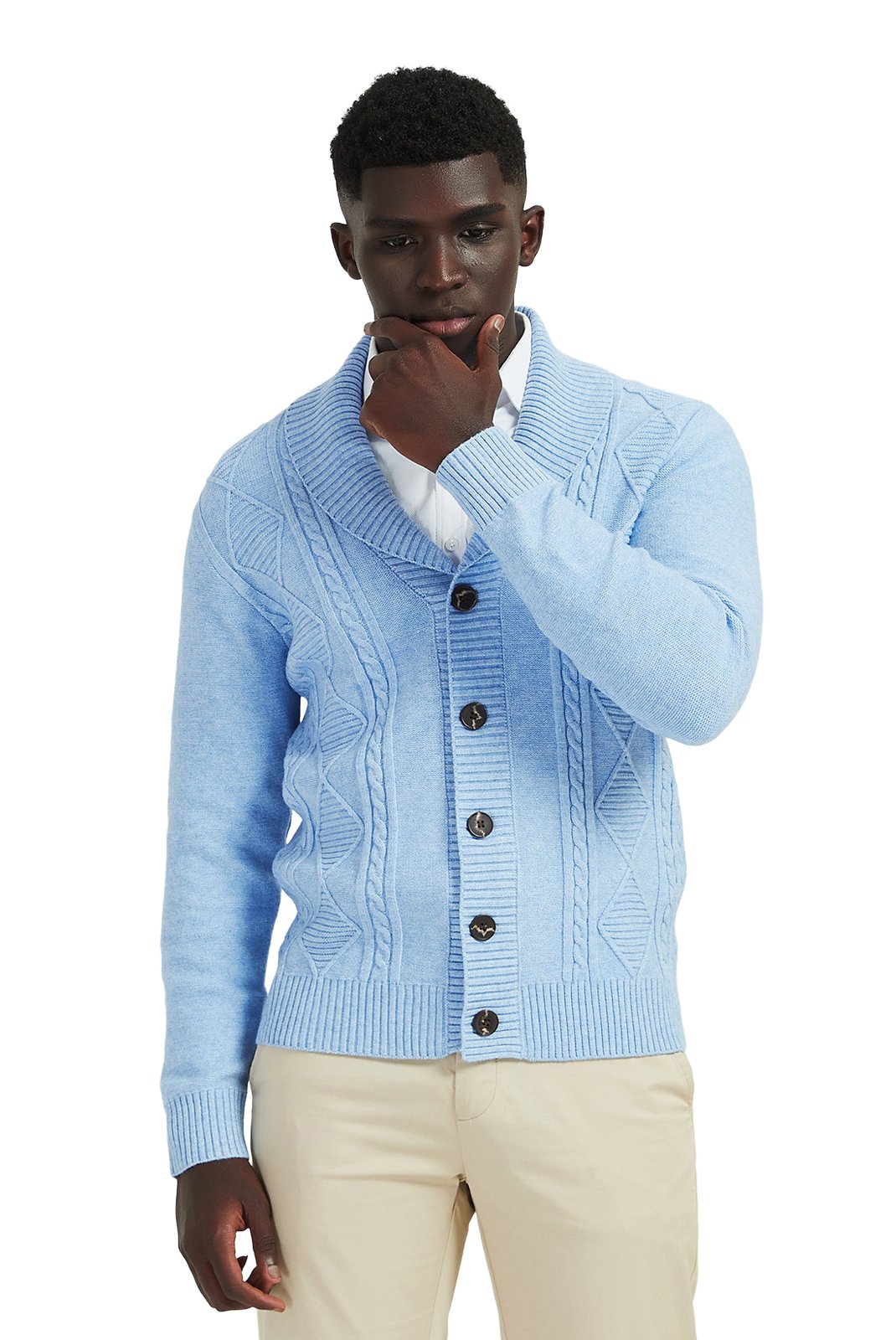 Pulls  Yves Enzo paris 6854 ALL-1 Bleu Ciel