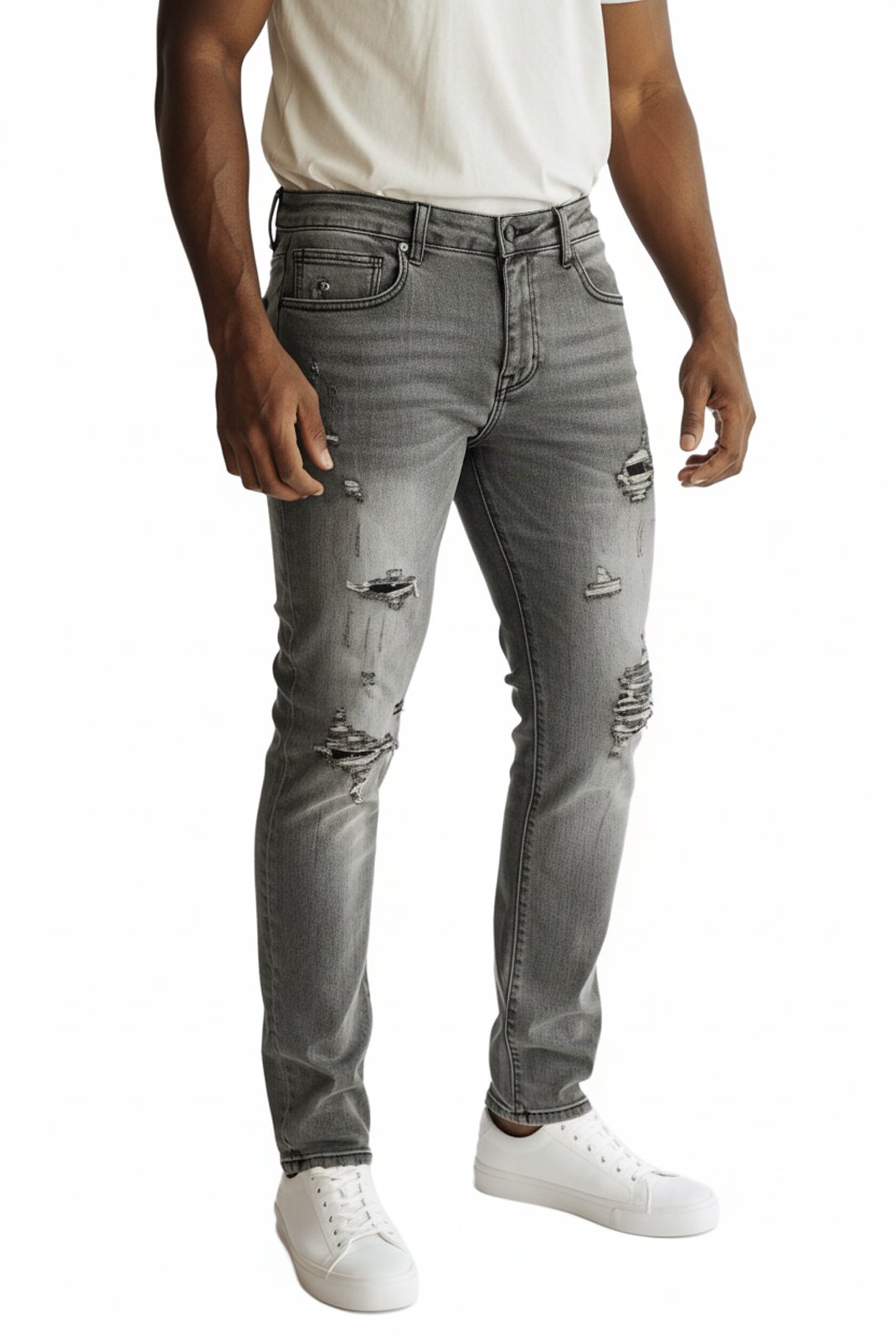 slim / skinny  Lysande D-5093 Gris Clair