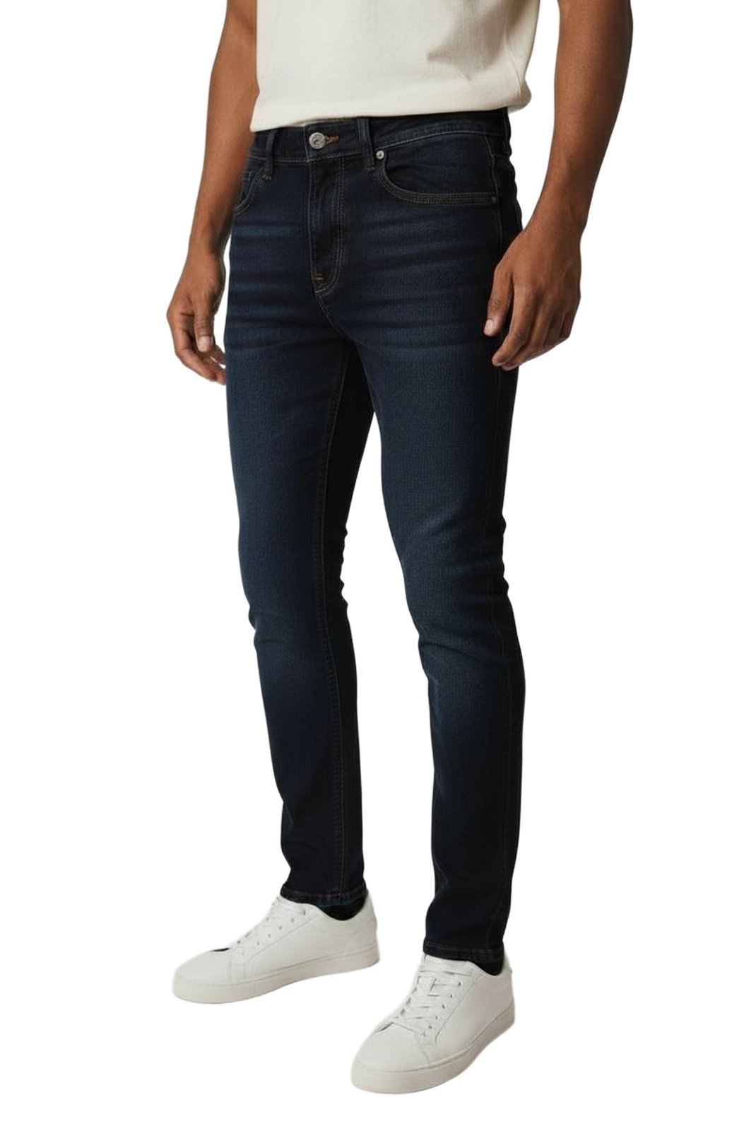 slim / skinny  Lysande D-5115 Bleu Foncé