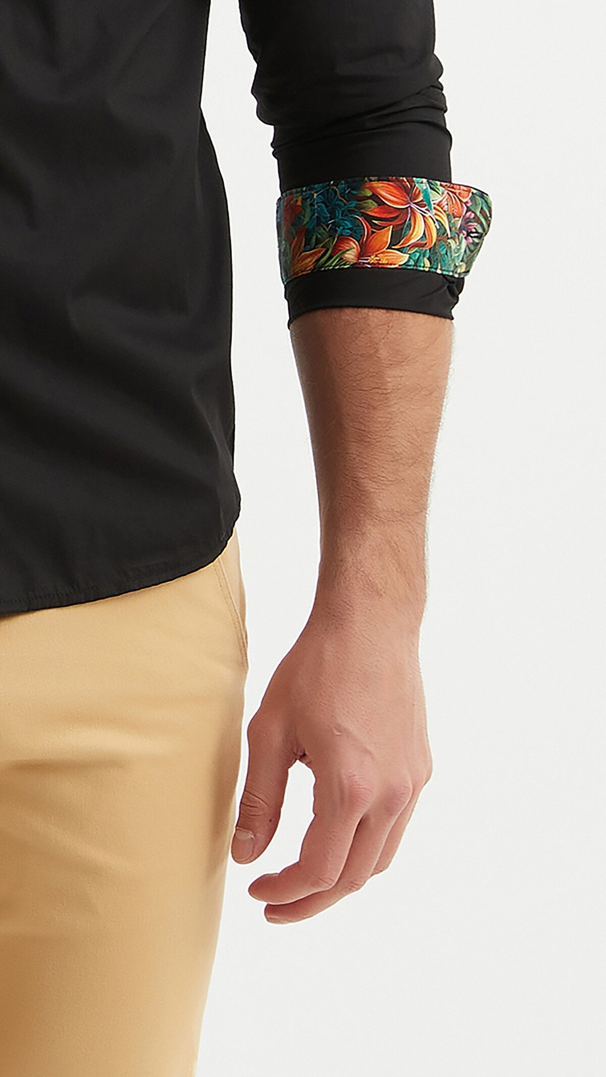 Chemises manches longues  Yves Enzo paris ENZO-118 Noir