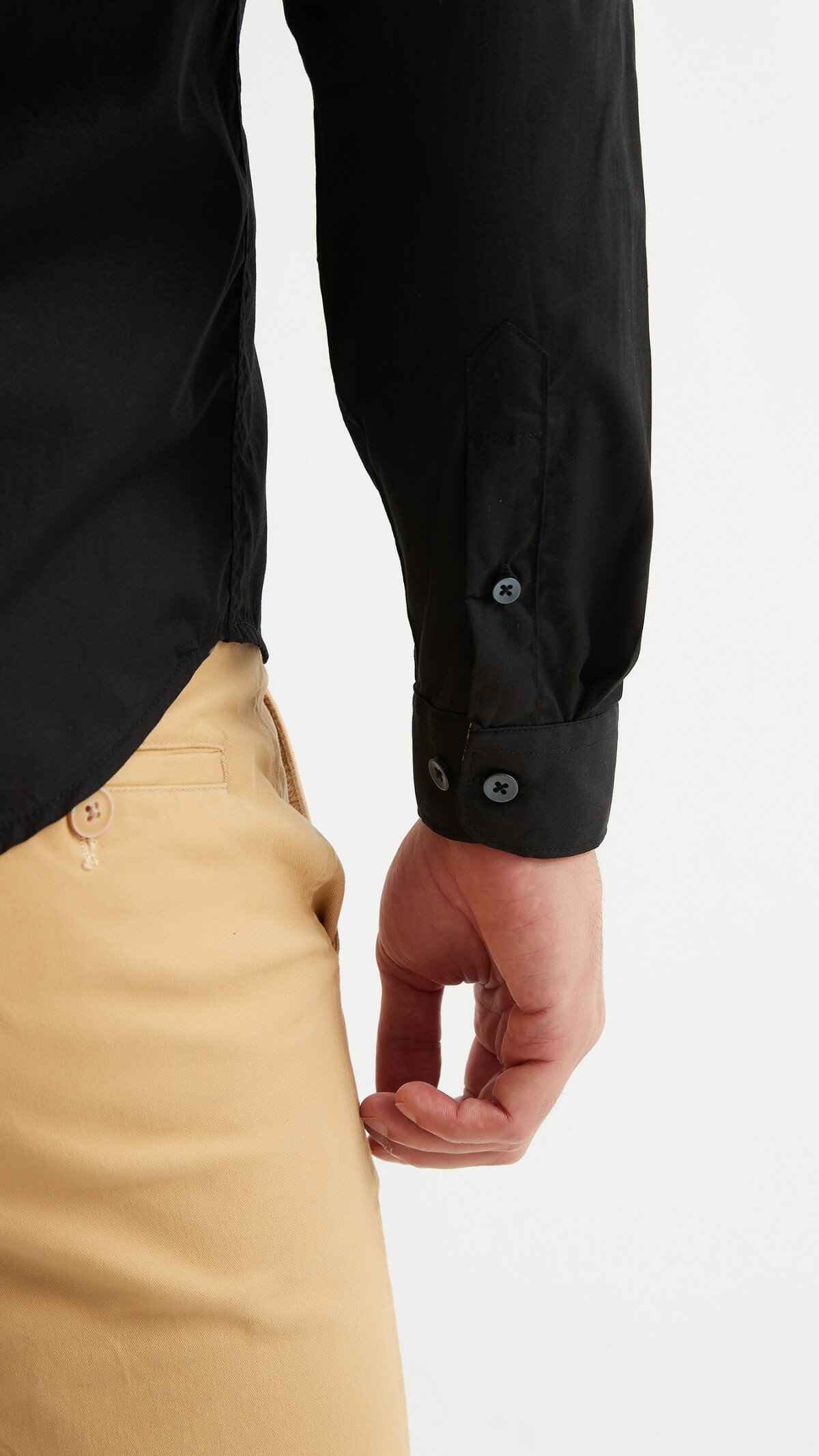 Chemises manches longues  Yves Enzo paris ENZO-118 Noir