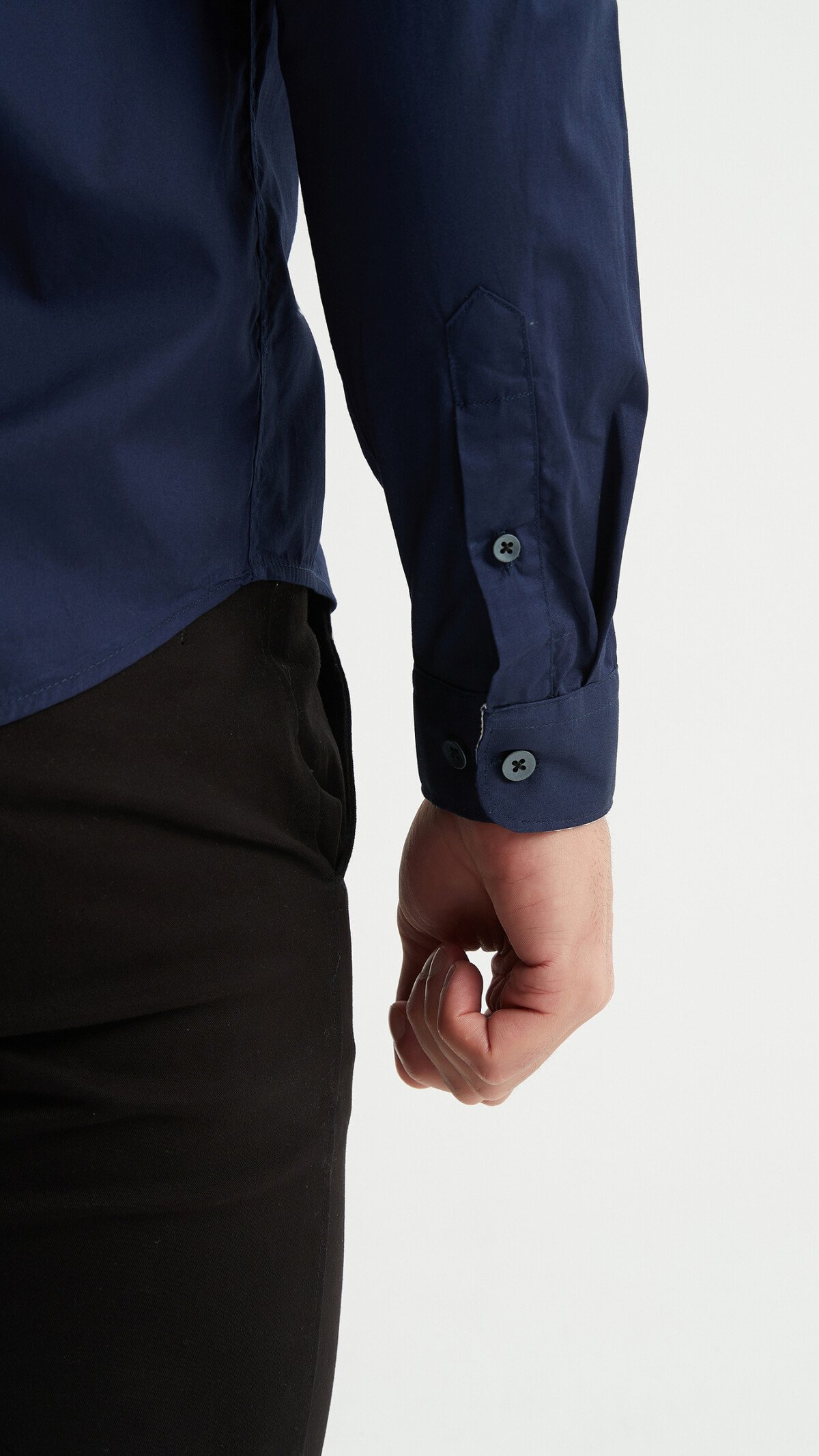 Chemises manches longues  Yves Enzo paris ENZO-118 Marine