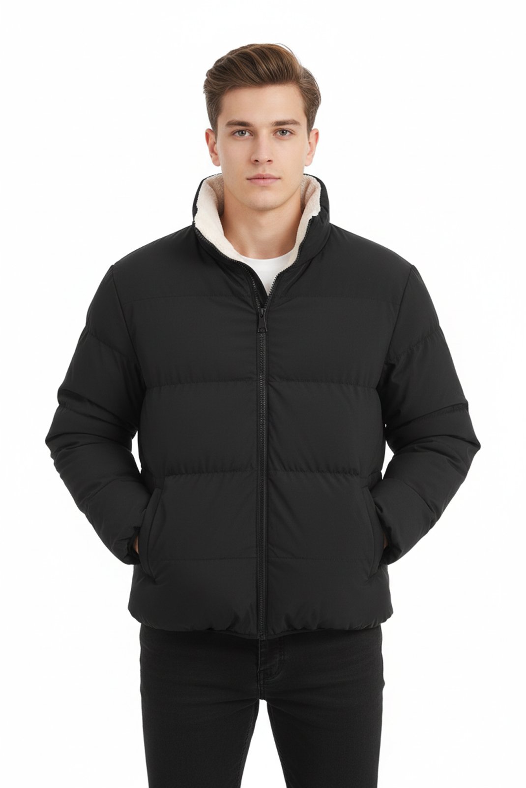 Blousons / doudounes  Frilivin FD83V50 Beige/noir