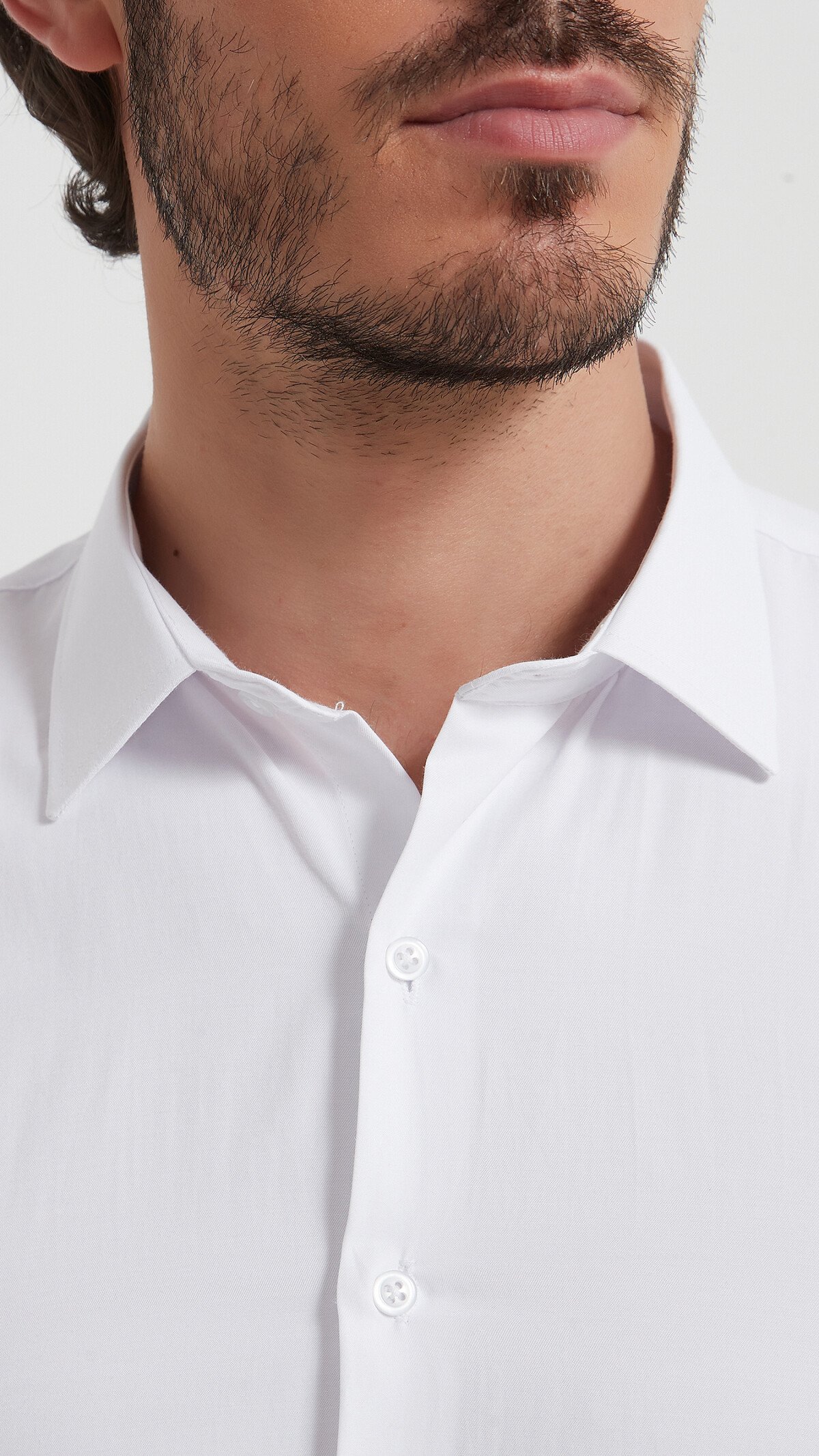 Chemises manches longues  Yves Enzo paris SAT100N Blanc