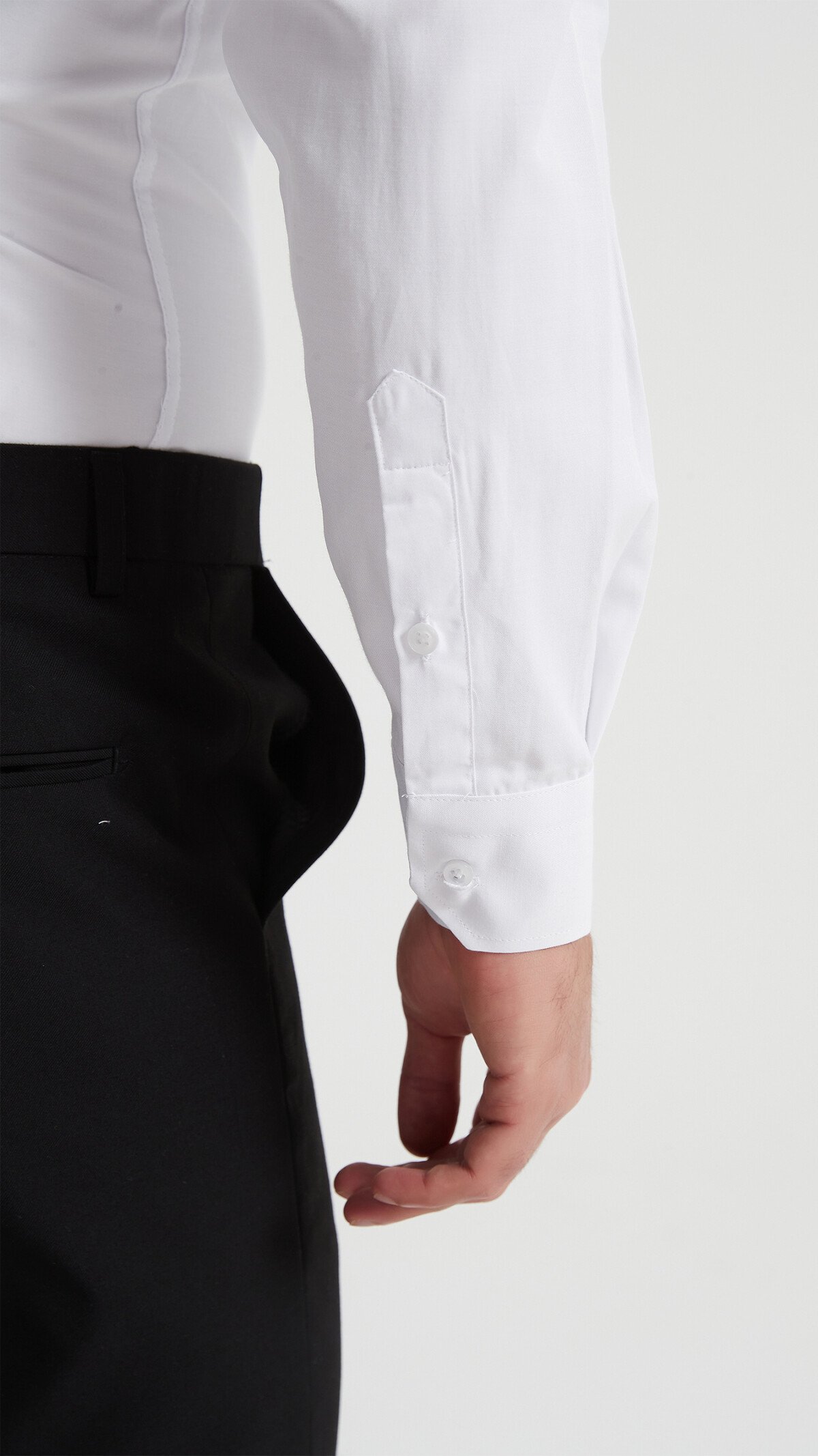 Chemises manches longues  Yves Enzo paris SAT100N Blanc