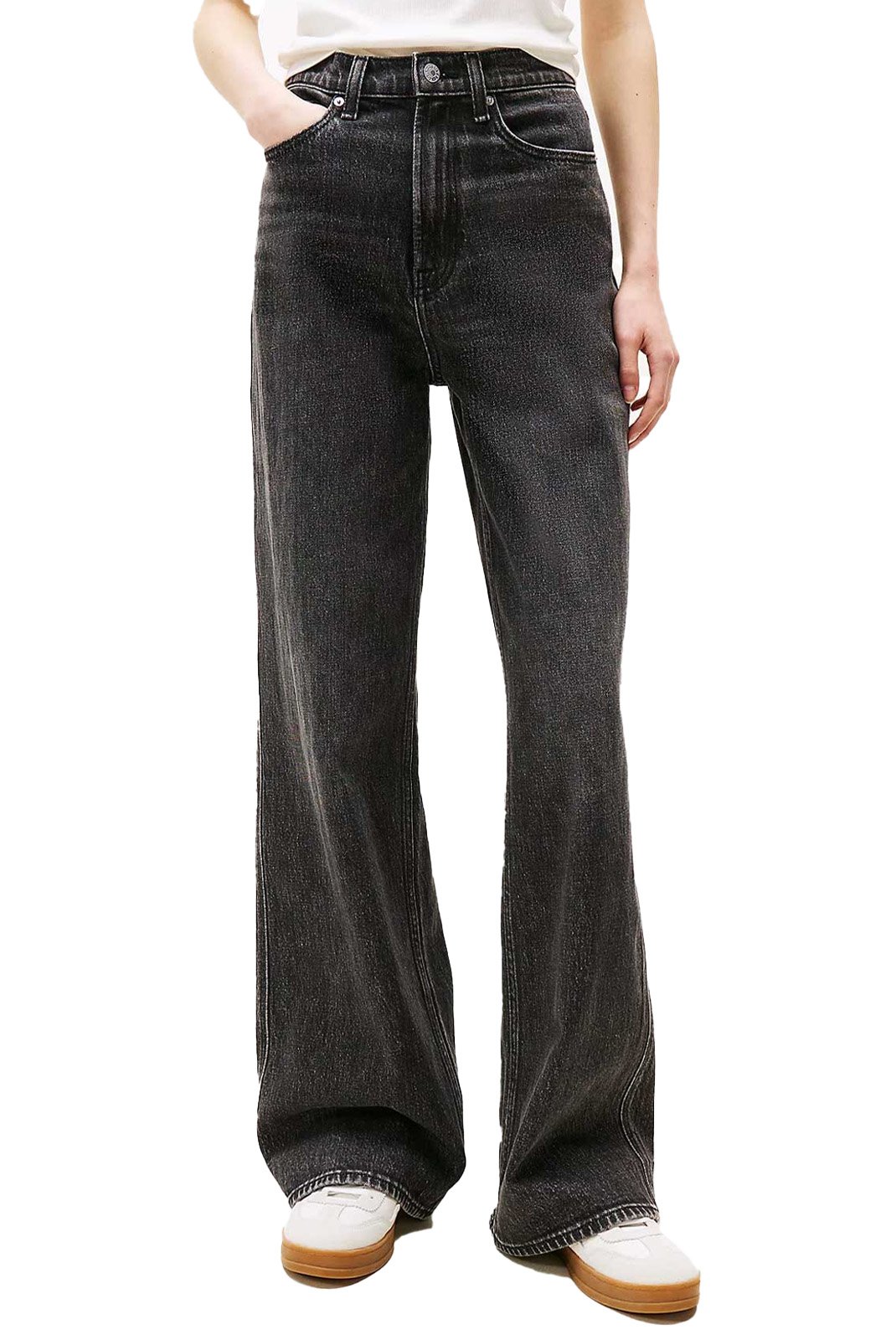 Jeans bootcut / flare  Tommy Jeans DW0DW20660 1BZ Denim Washed Black