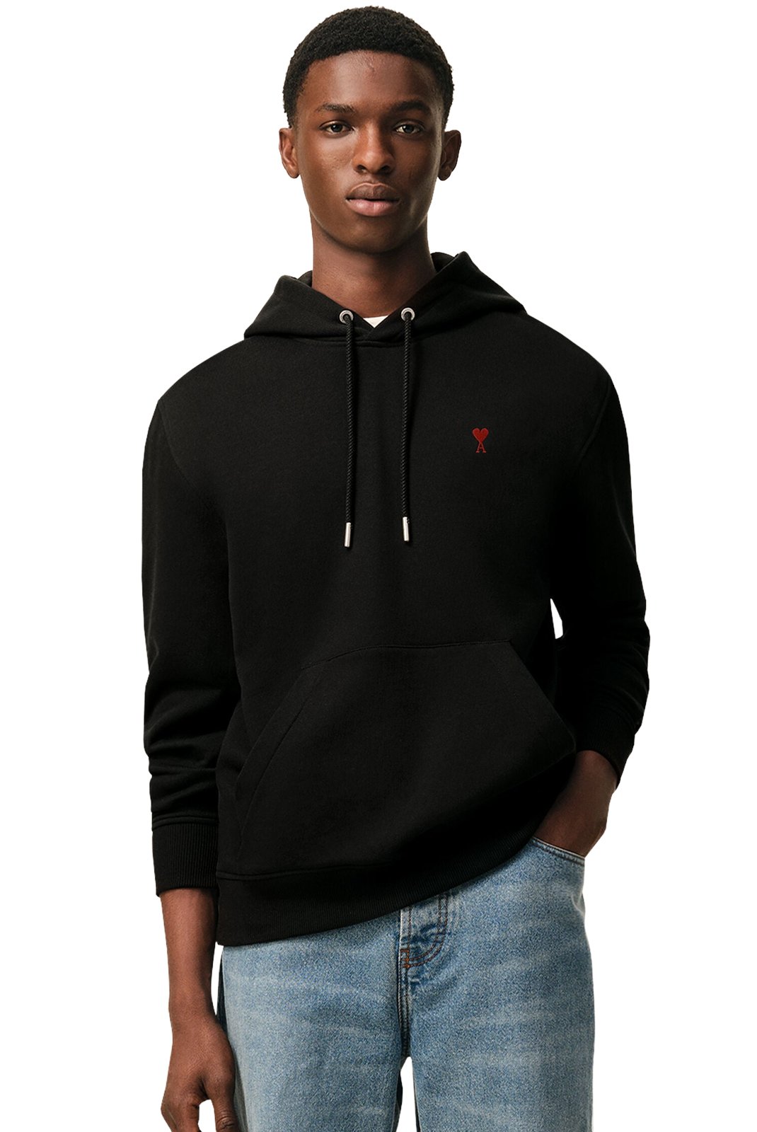 Sweatshirts  Ami paris BFUSW235.730 001 BLACK