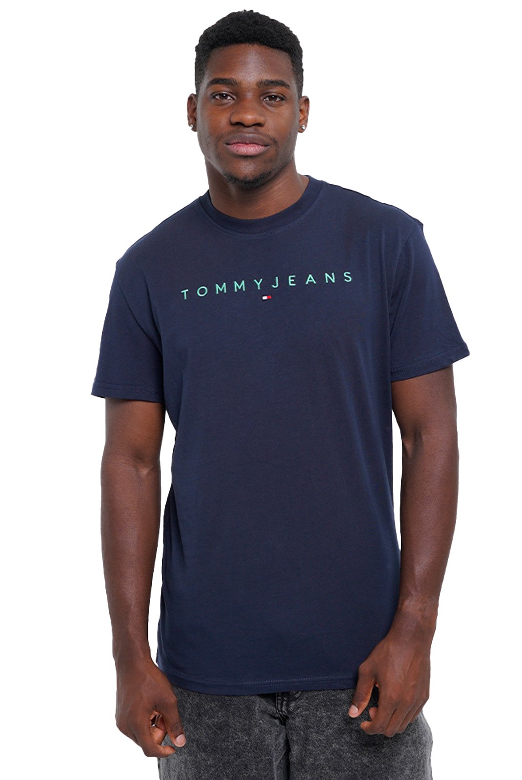 T-S manches courtes  Tommy Jeans DM0DM20744 0GZ Dark Night Navy Multi