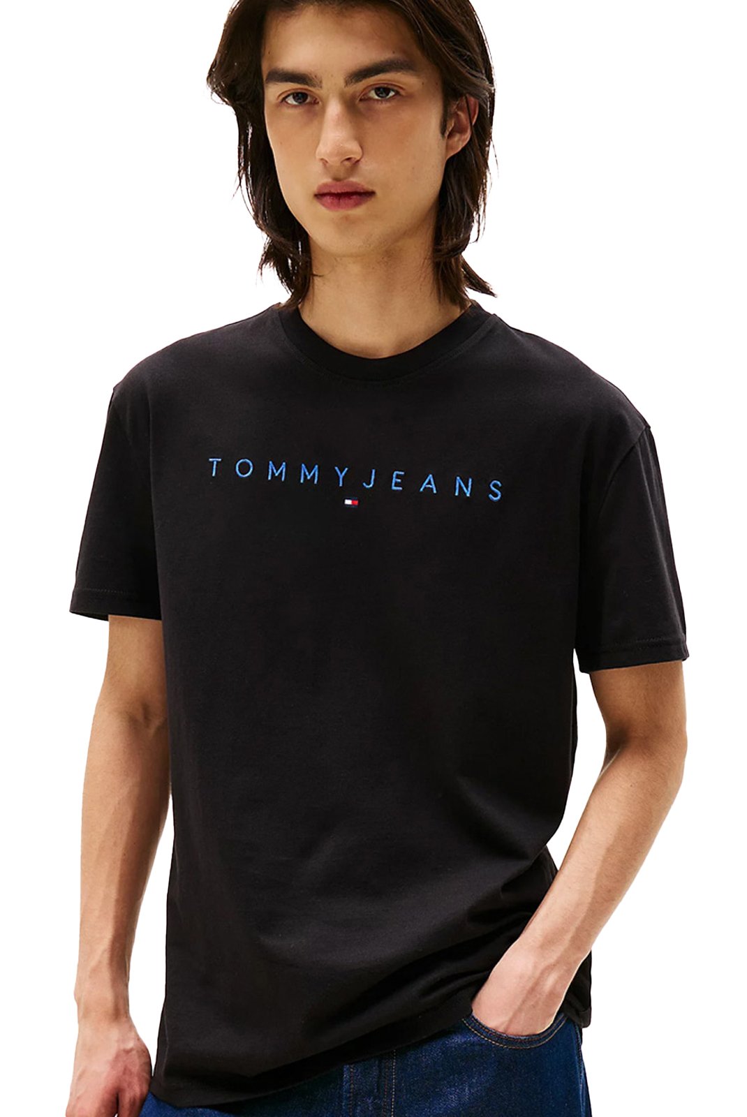 T-S manches courtes  Tommy Jeans DM0DM20744 0GK Black Multi