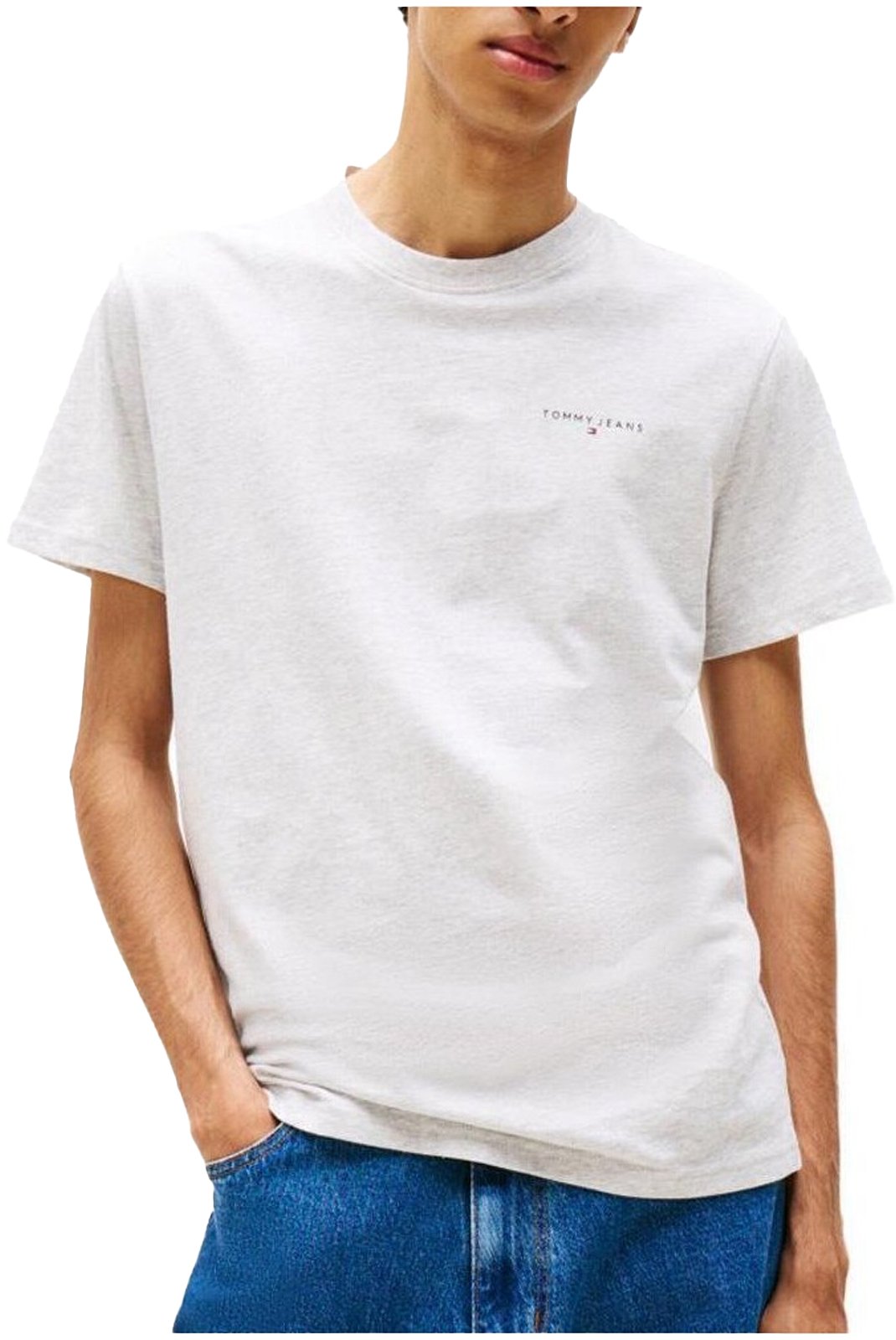 T-S manches courtes  Tommy Jeans DM0DM21780 P09 Lt Grey Htr