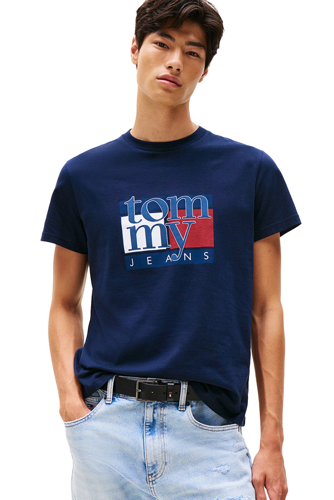 T-S manches courtes  Tommy Jeans DM0DM21977 C1G Dark Night Navy