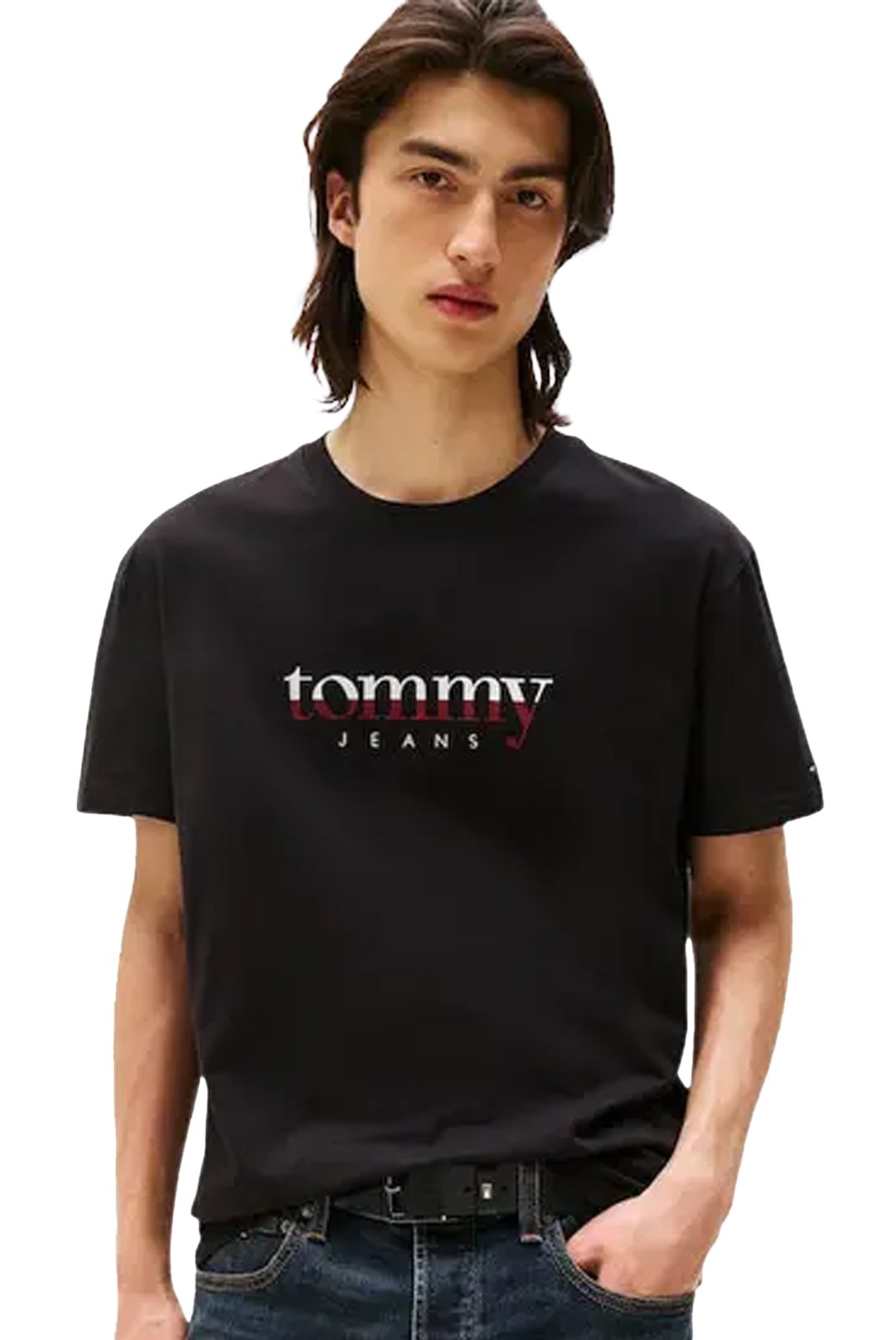 T-S manches courtes  Tommy Jeans DM0DM21978 BDS Black