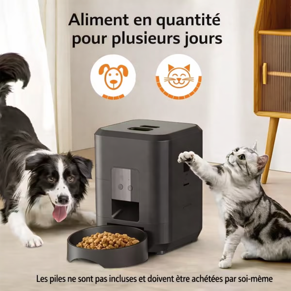 Distributeur de nourriture  I NEED ME ONE WhiskerConnect Noir