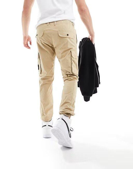 Pantalons  Calvin klein ZM0ZM02885 PF2 travertine