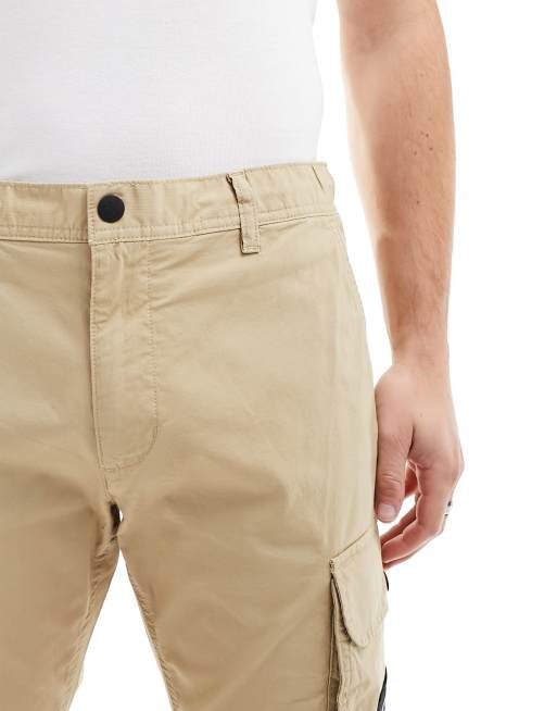 Pantalons  Calvin klein ZM0ZM02885 PF2 travertine