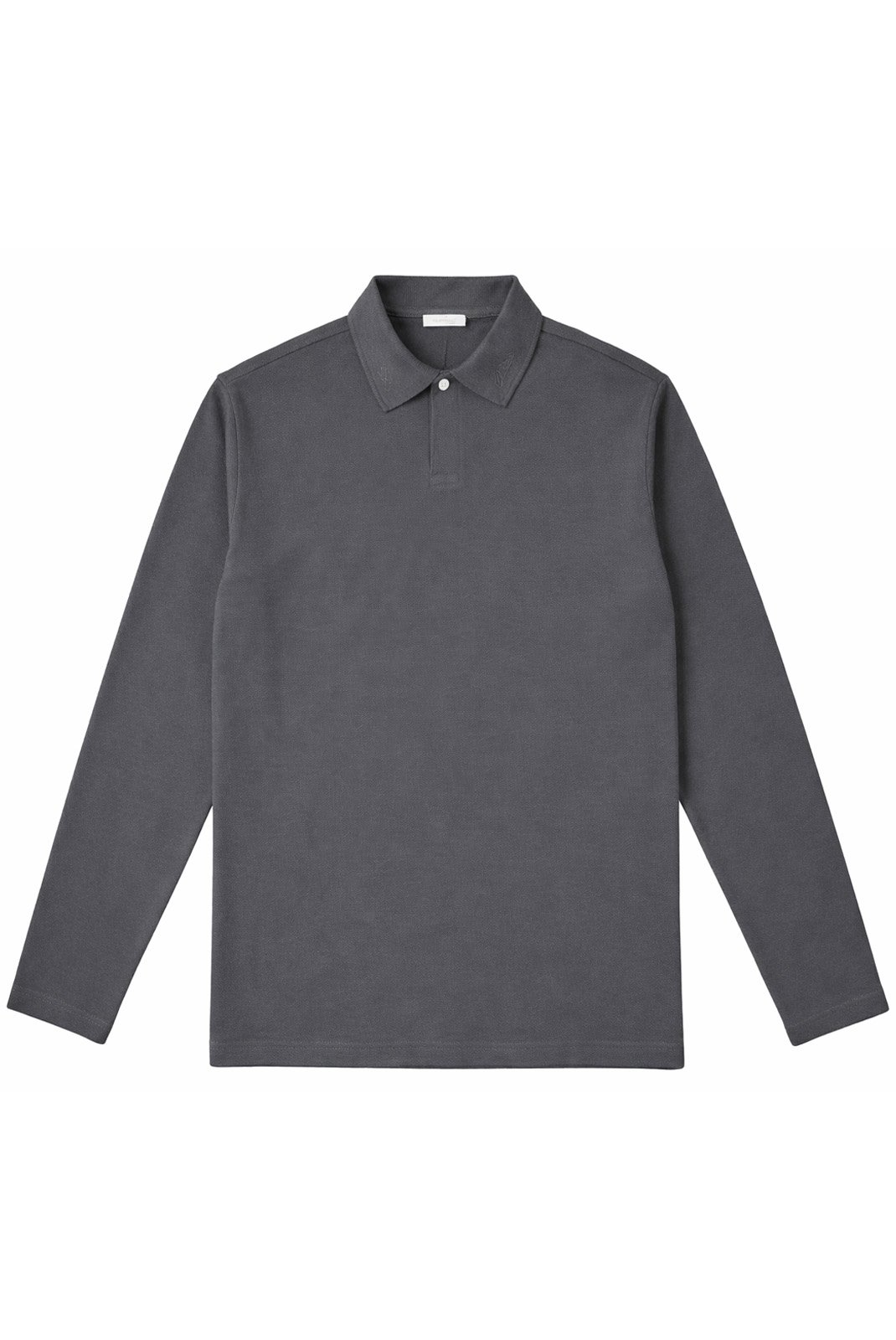 Polos manches longues  VINTACY PL255_MC Dark grey