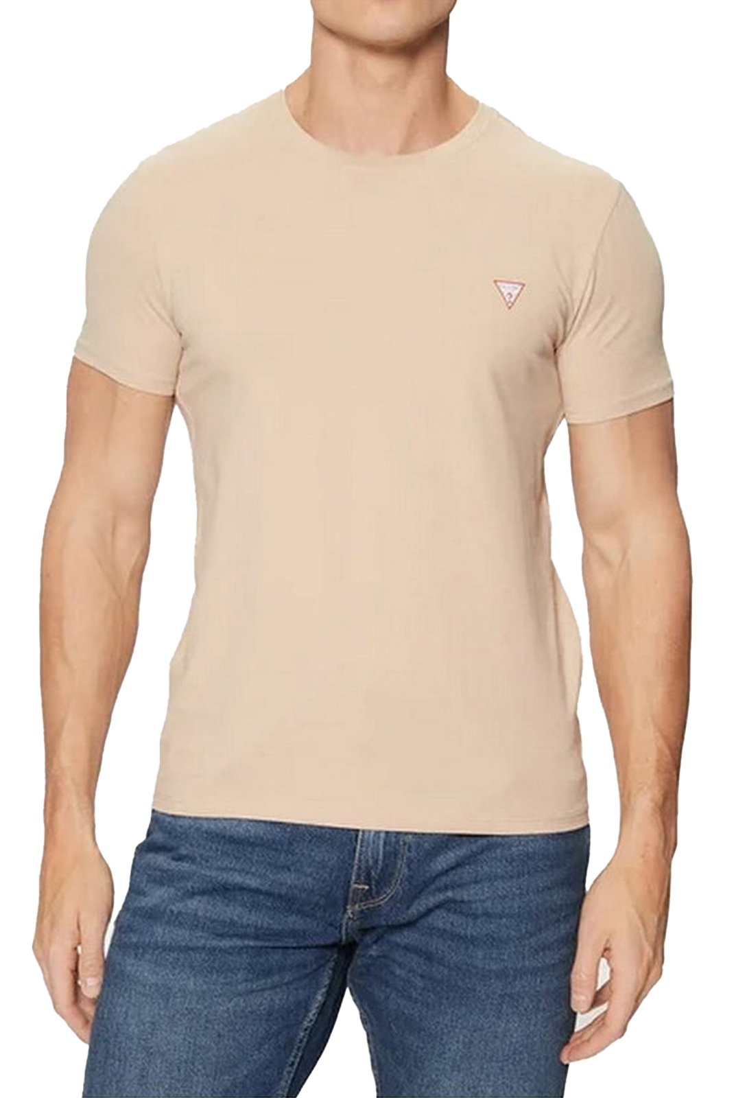 T-S manches courtes  Guess jeans M2YI24 J1314 G1DR NEUTRAL SAND
