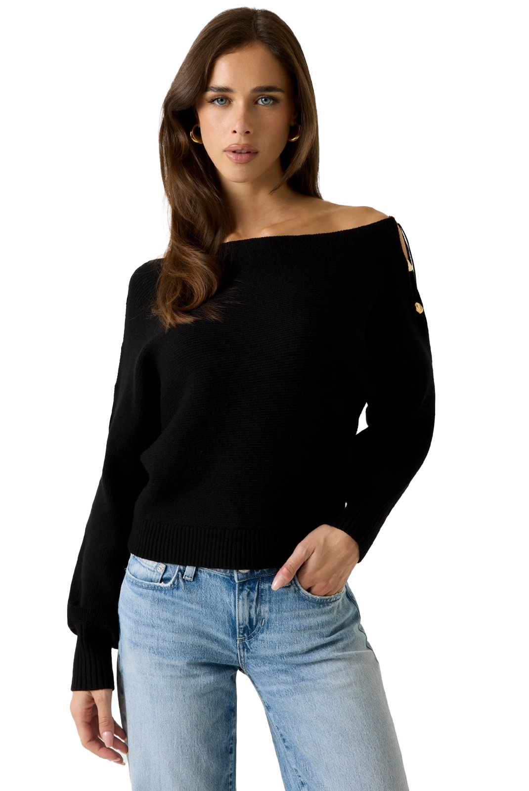 Pull  Guess jeans W6RR09 Z2ZK2 JBLK Jet Black A996