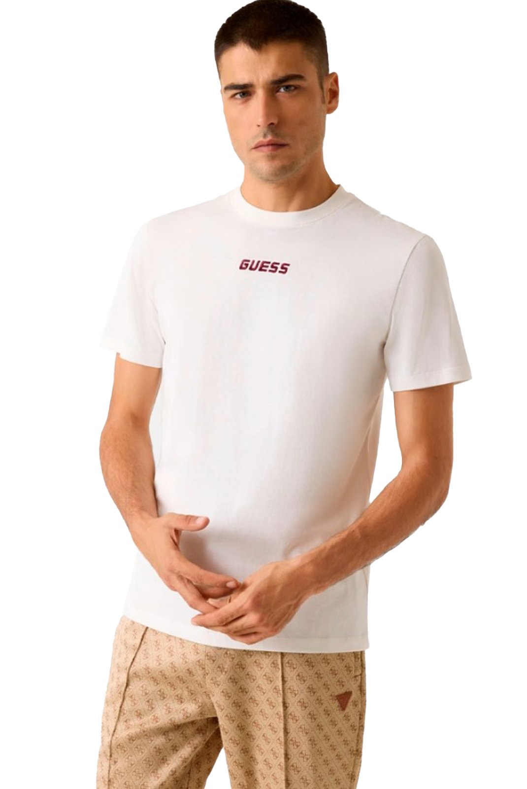 T-S manches courtes  Guess jeans Z6RI00 I3Z14 G018 SALT WHITE