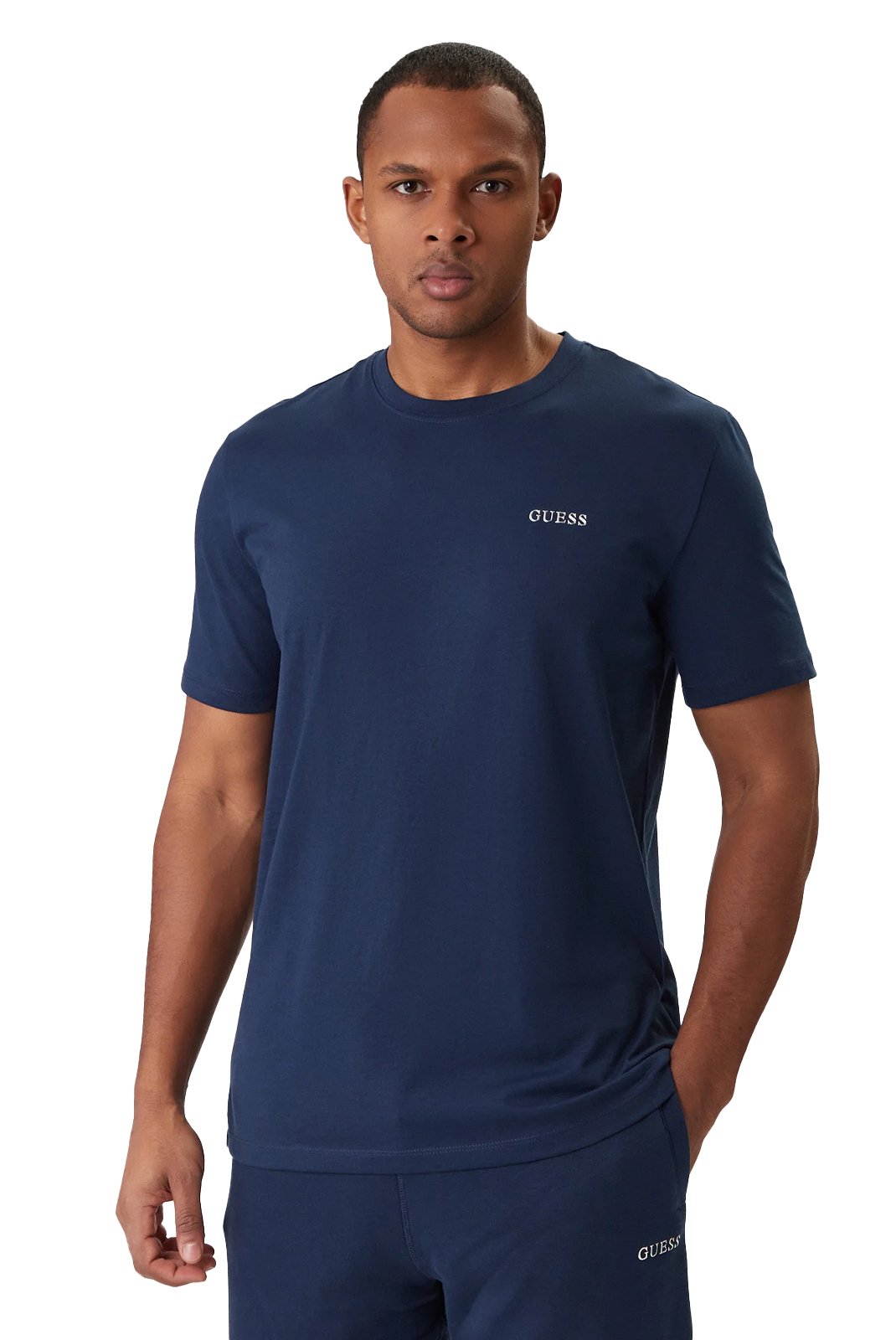 T-S manches courtes  Guess jeans Z6RI17 I3Z14 G7R1 SILK BLUE