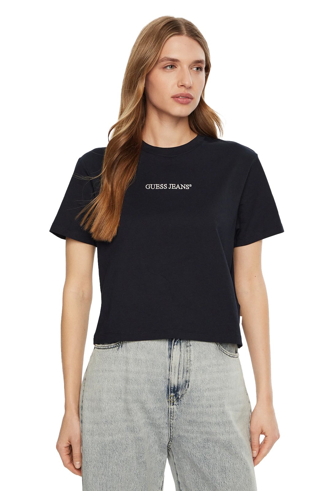 Tee shirt  Guess jeans W5RI42 K8HM0 JBLK Jet Black A996