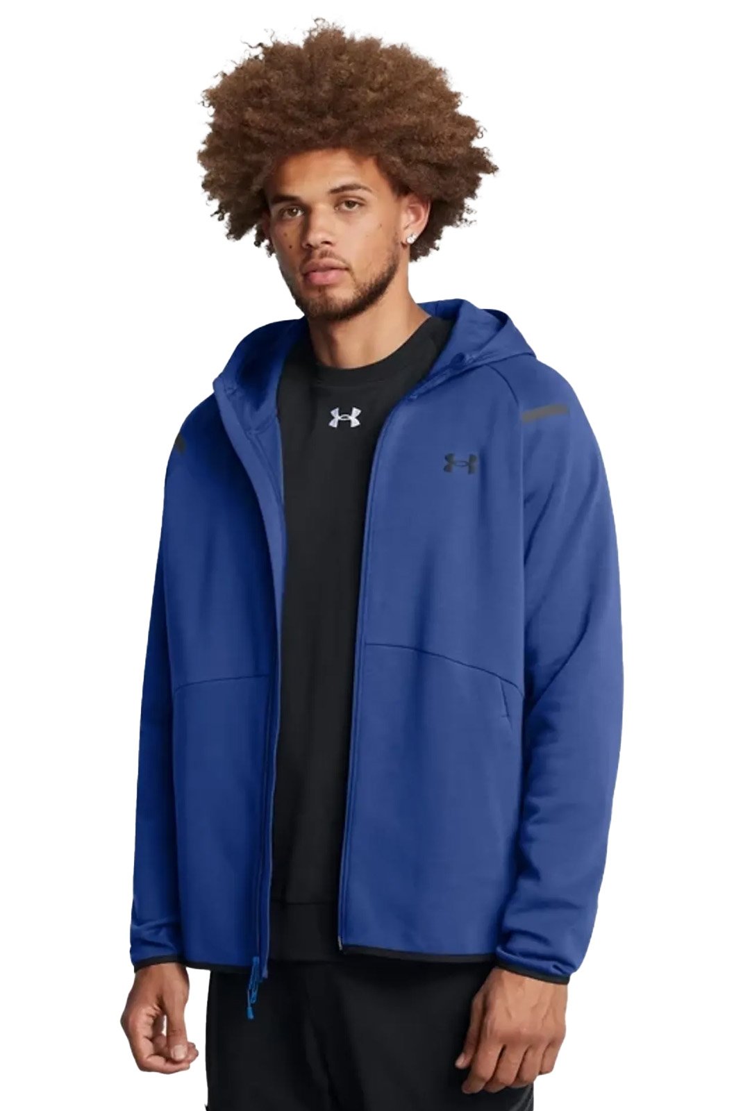 Sweats zippés  Under armour 1389352-432 432 Tech Blue/Horizon Blue