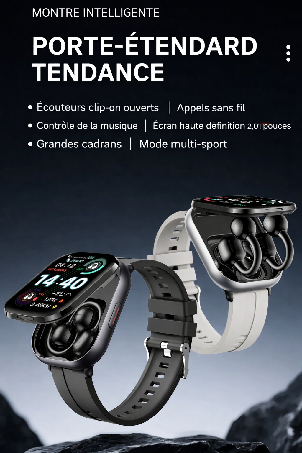 Montres Connectées  I NEED ME ONE INMO90006 Noir