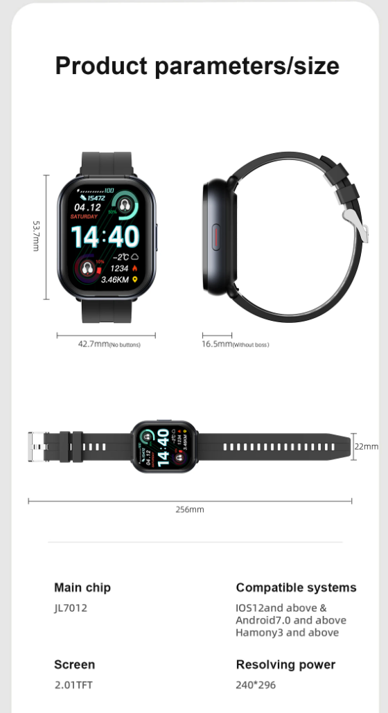 Montres Connectées  I NEED ME ONE INMO90006 Noir