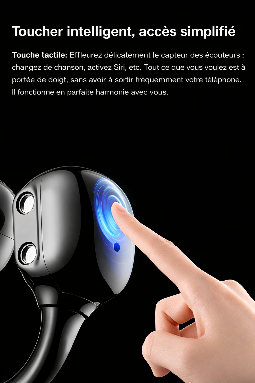 Montres Connectées  I NEED ME ONE INMO90006 Noir