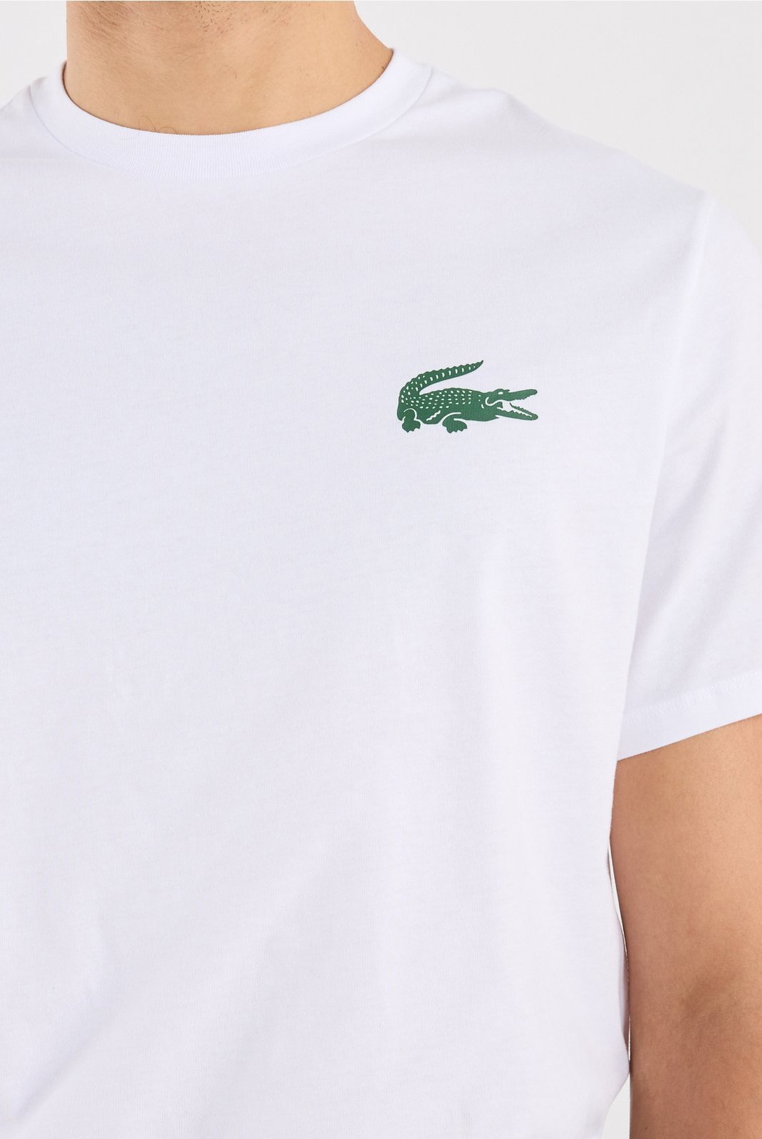 T-S manches courtes  Lacoste TH9460 001 BLANC
