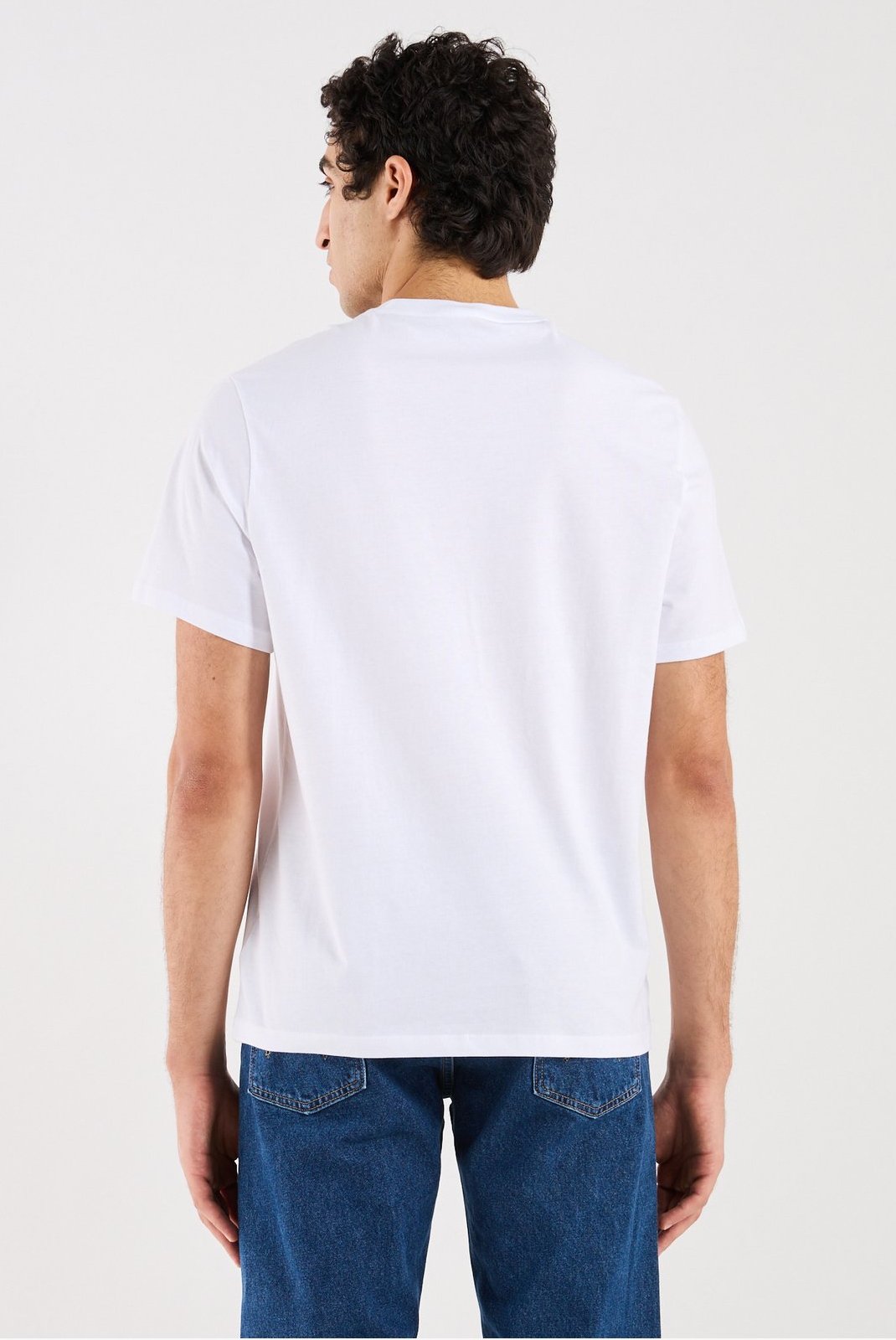 T-S manches courtes  Lacoste TH9460 001 BLANC