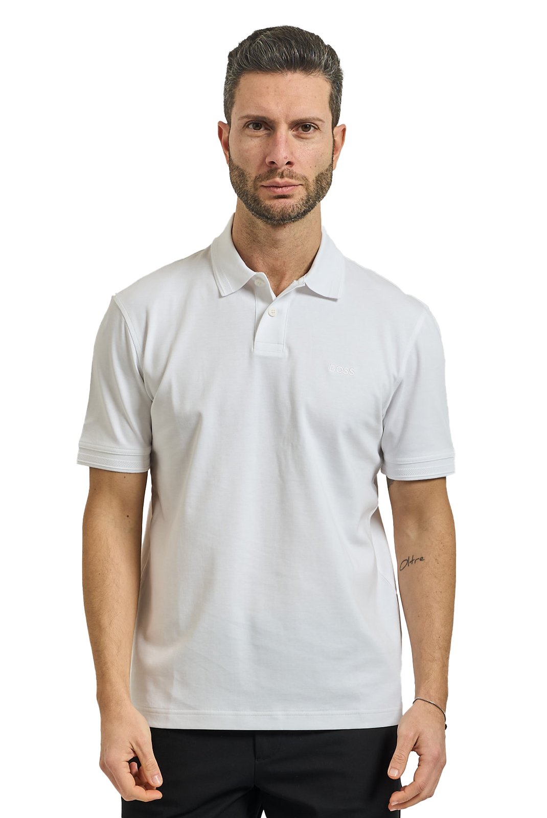 Polos manches courtes  Hugo boss 50520109 100 White