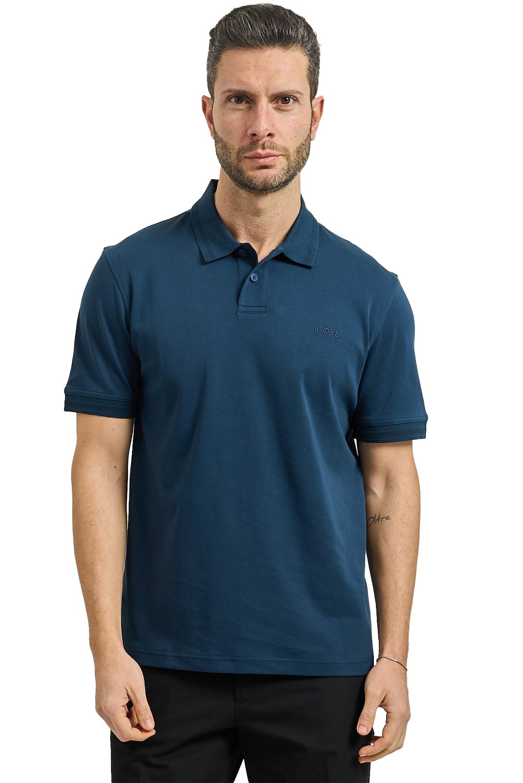Polos manches courtes  Hugo boss 50520109 464 Open Blue