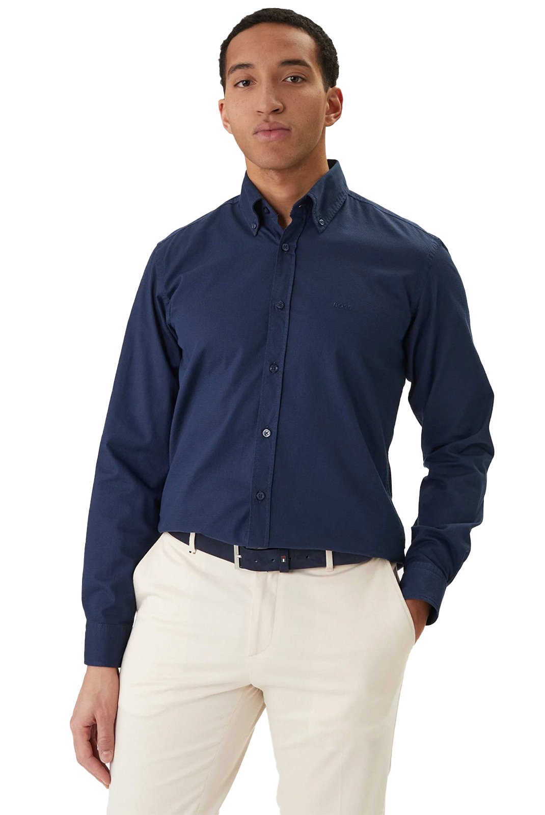 Chemises manches longues  Hugo boss 50553001 464 Open Blue