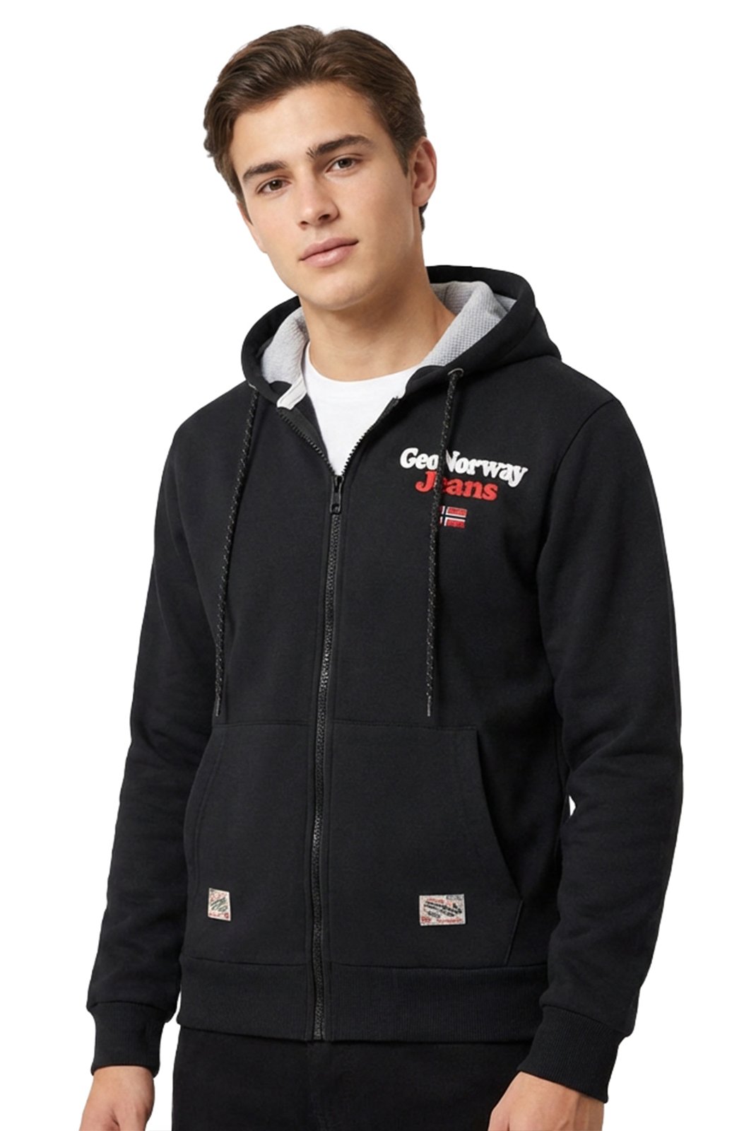 Sweats zippés  Geographical norway WZ3135H Black