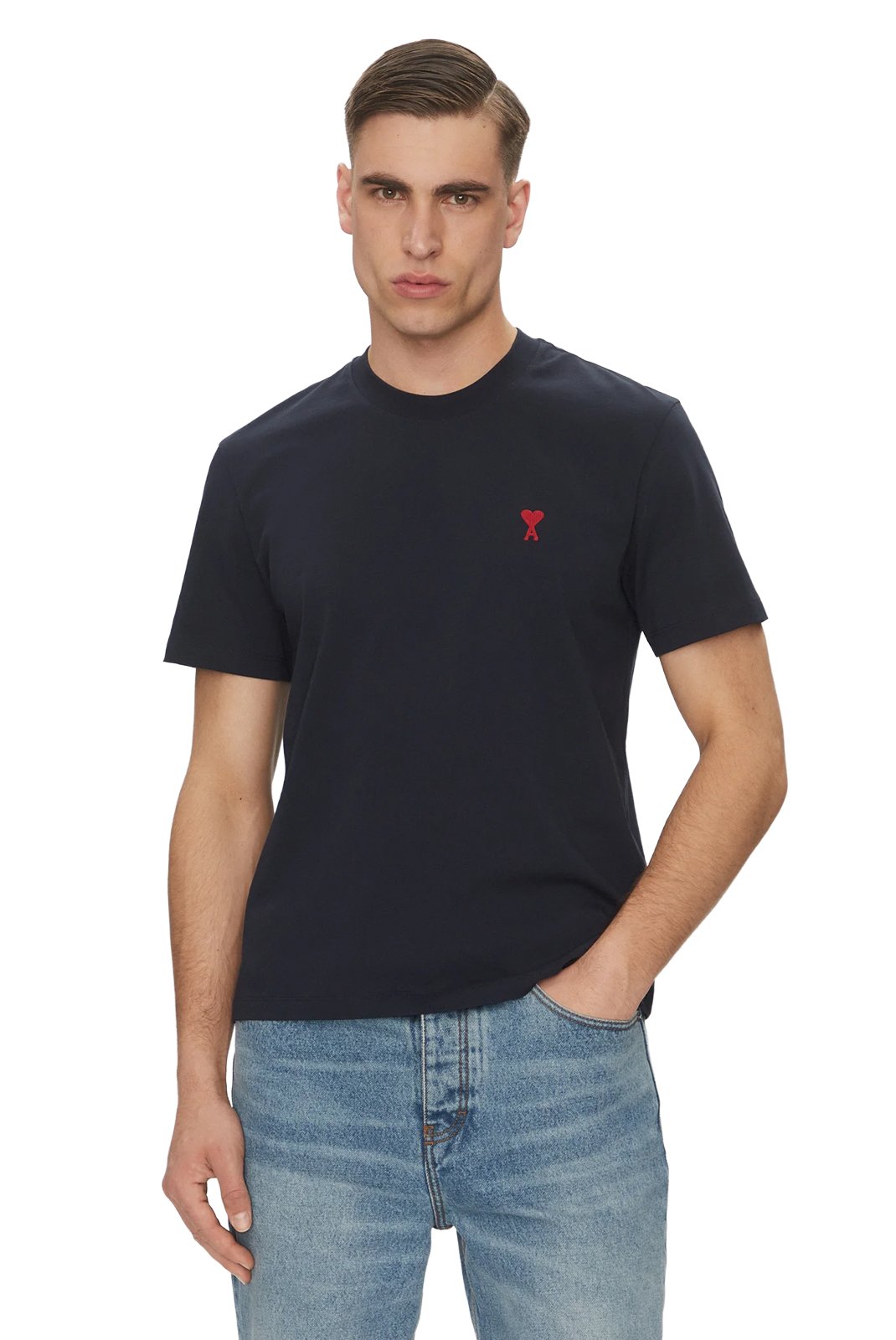 T-S manches courtes  Ami paris BFUTS035.724 BLEU NUIT/430