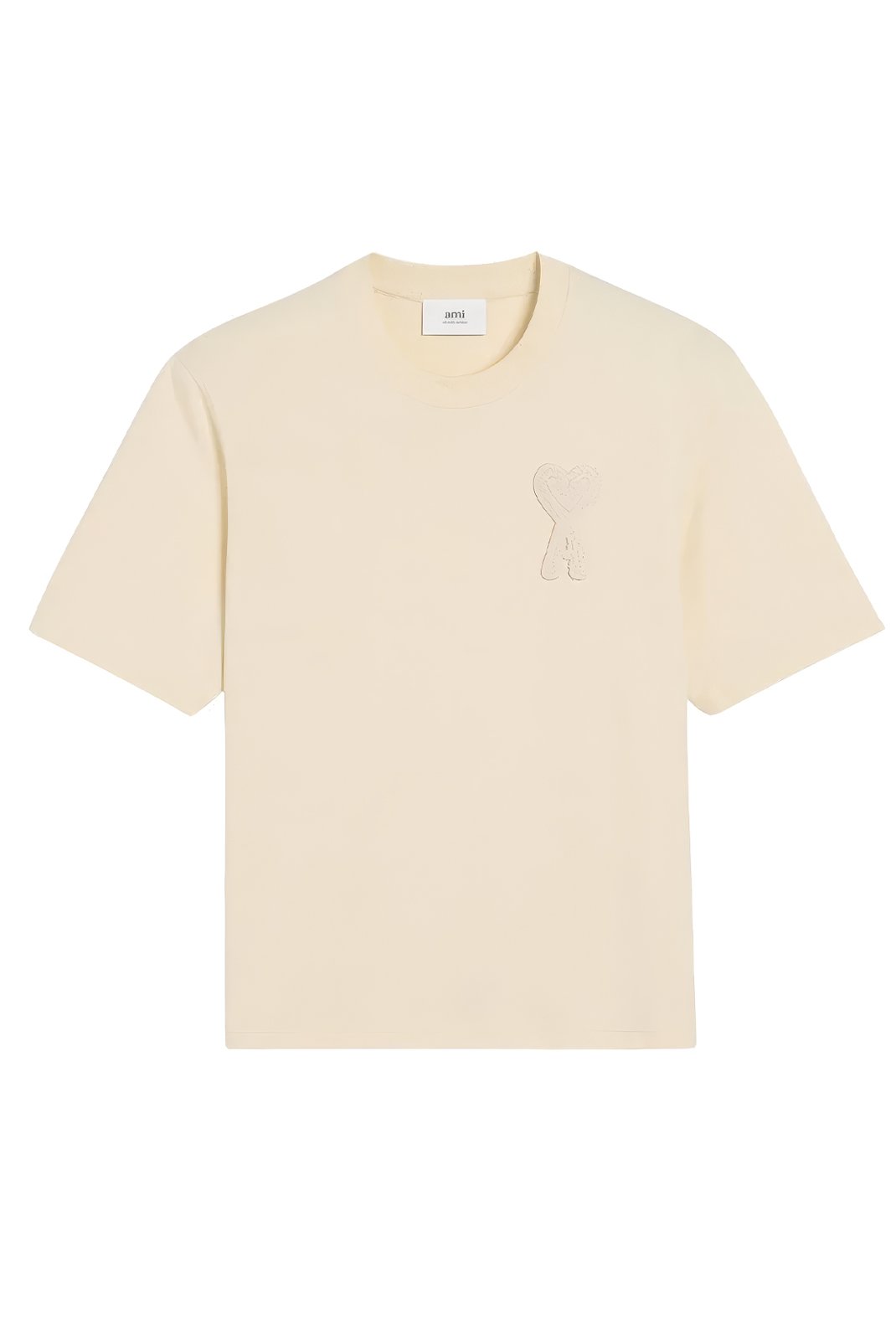 T-S manches courtes  Ami paris HTS055.726 136 Beige