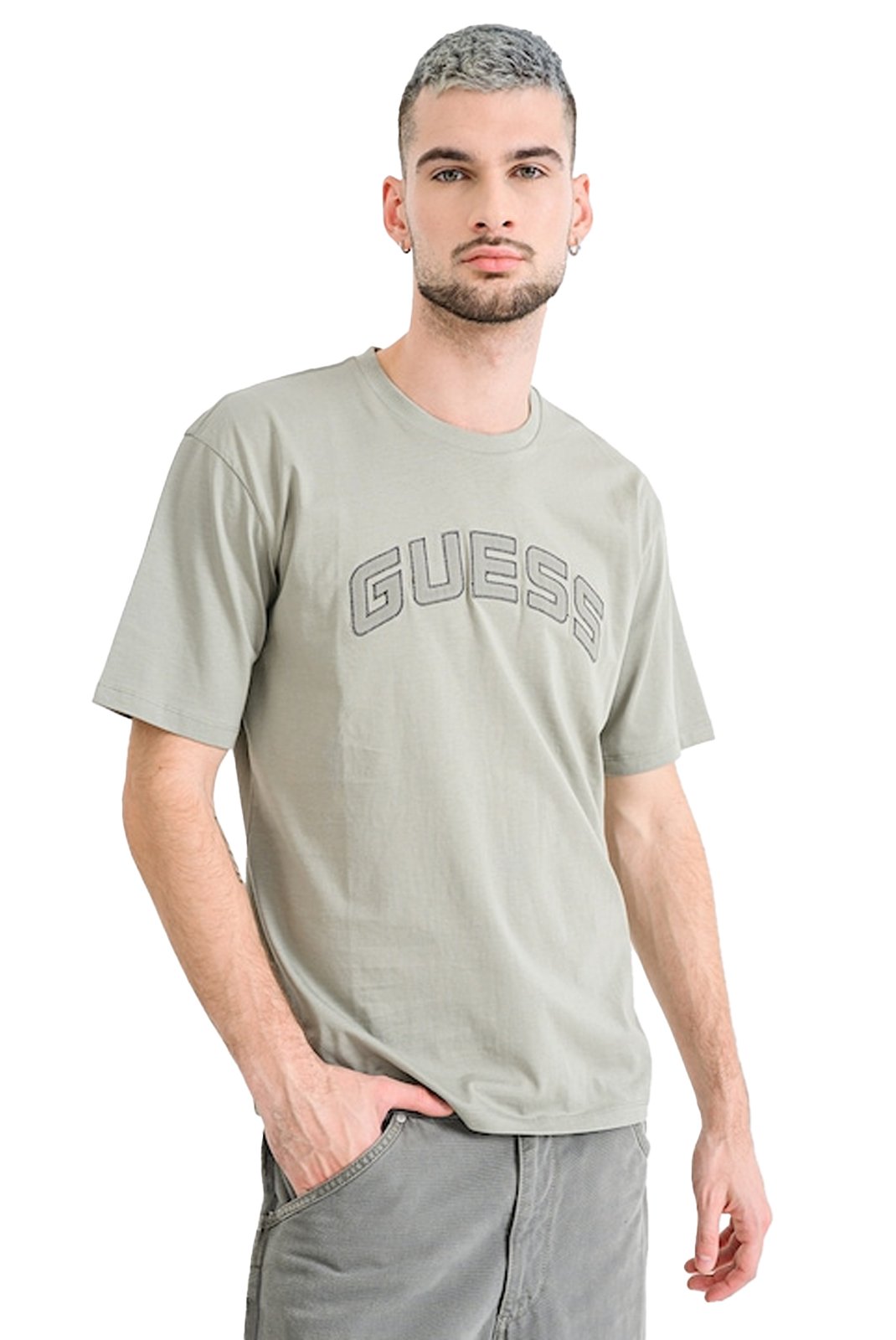 T-S manches courtes  Guess jeans Z5BI14 I3Z14 G855 HORSERADISH GREEN