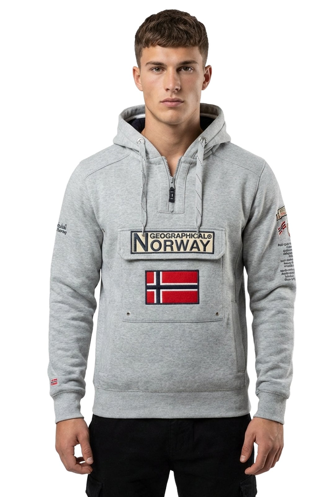 Sweatshirts  Geographical norway WU4184H Grey melangé