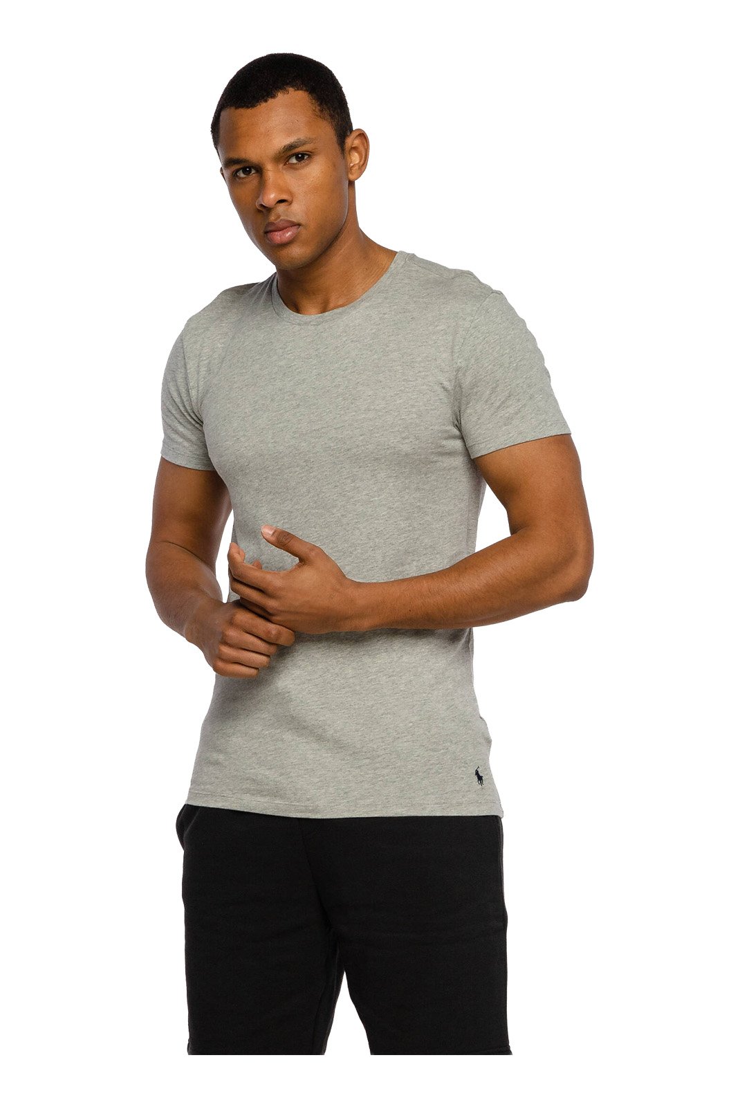 Slips / Boxers  Ralph lauren 714830304 002 3PK WHITE/BLACK/ANDOVER HTHR