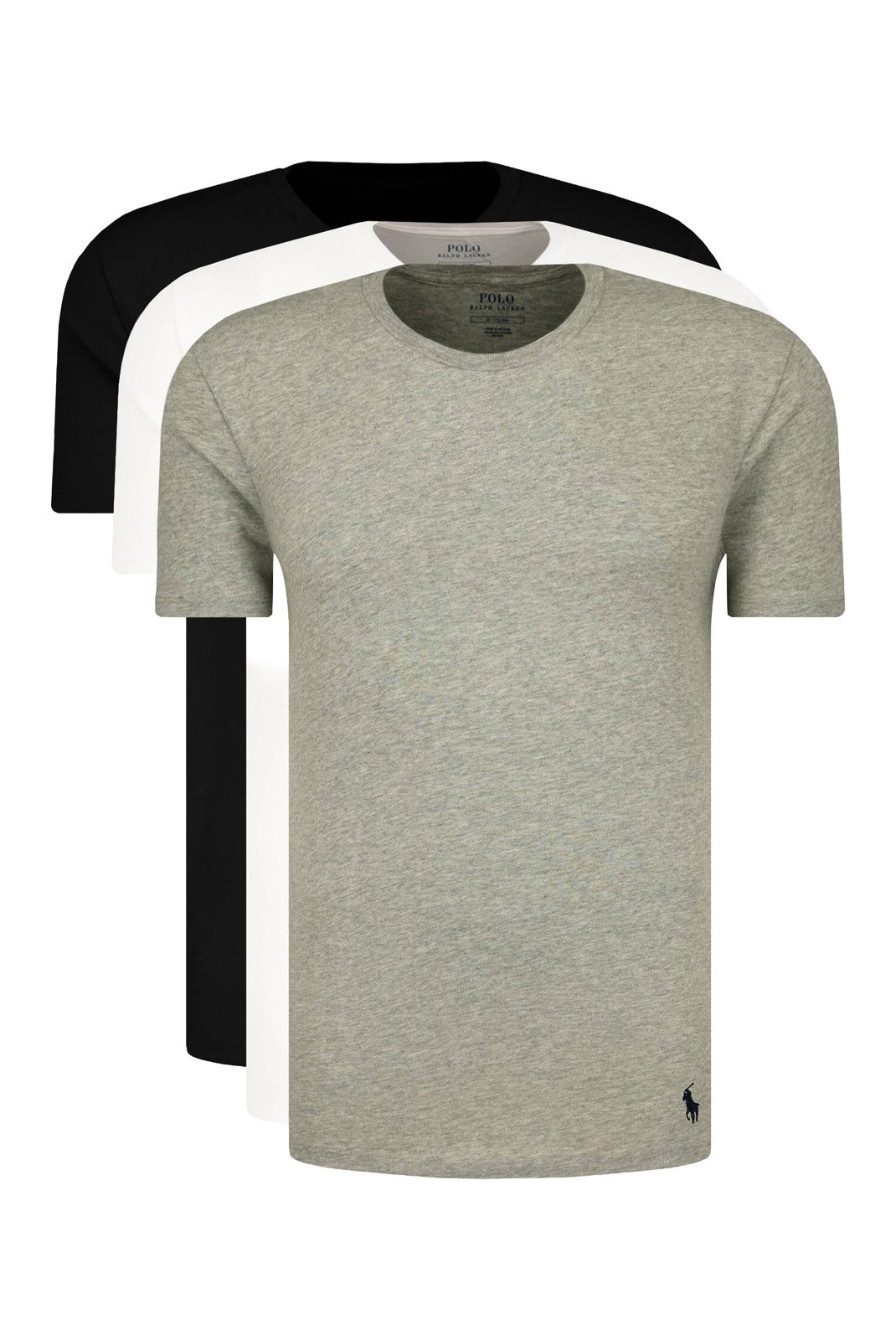 Slips / Boxers  Ralph lauren 714830304 002 3PK WHITE/BLACK/ANDOVER HTHR