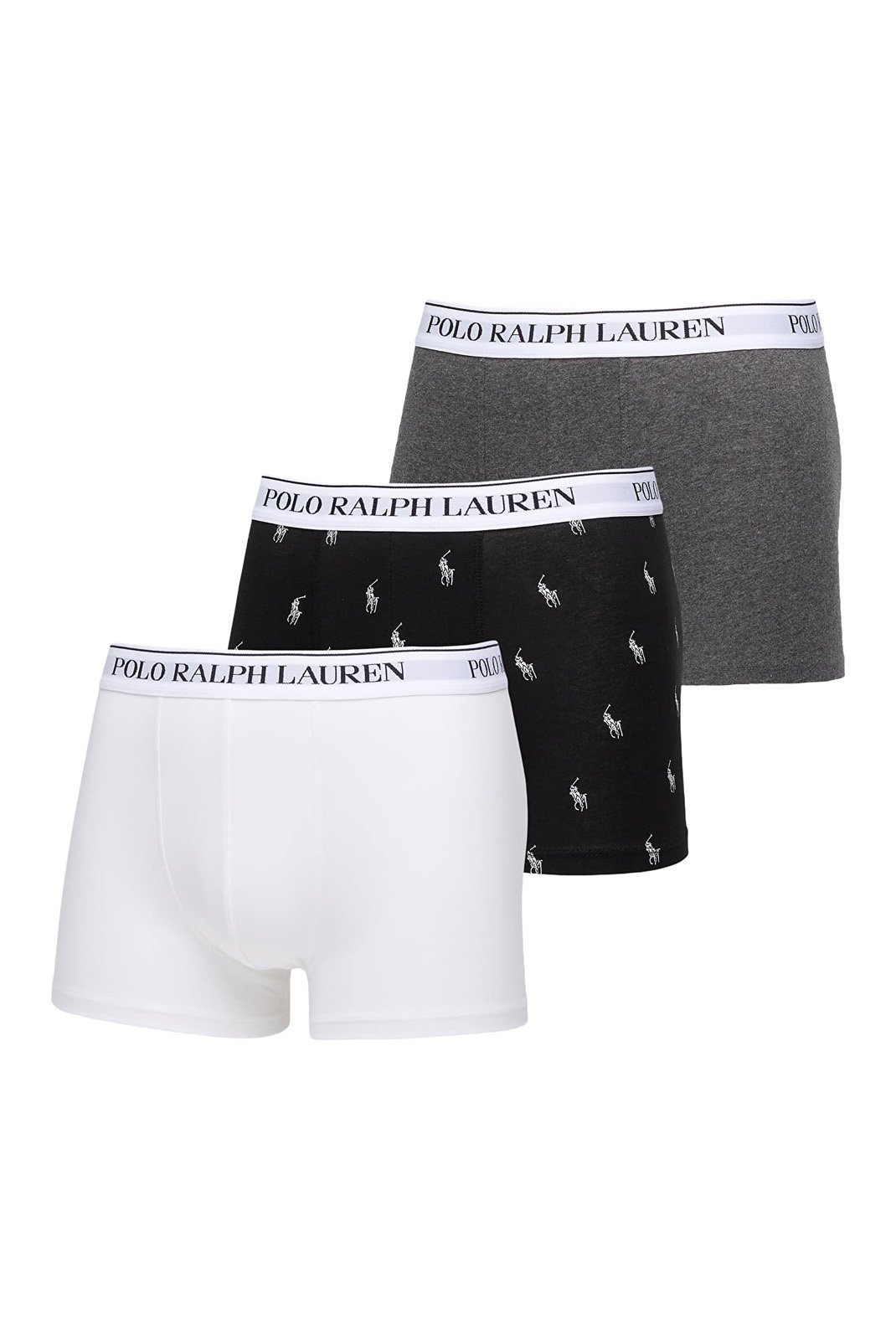 Slips / Boxers  Ralph lauren 714830299 156 3PK WHT/BRCLY HTR/BLK AOPP