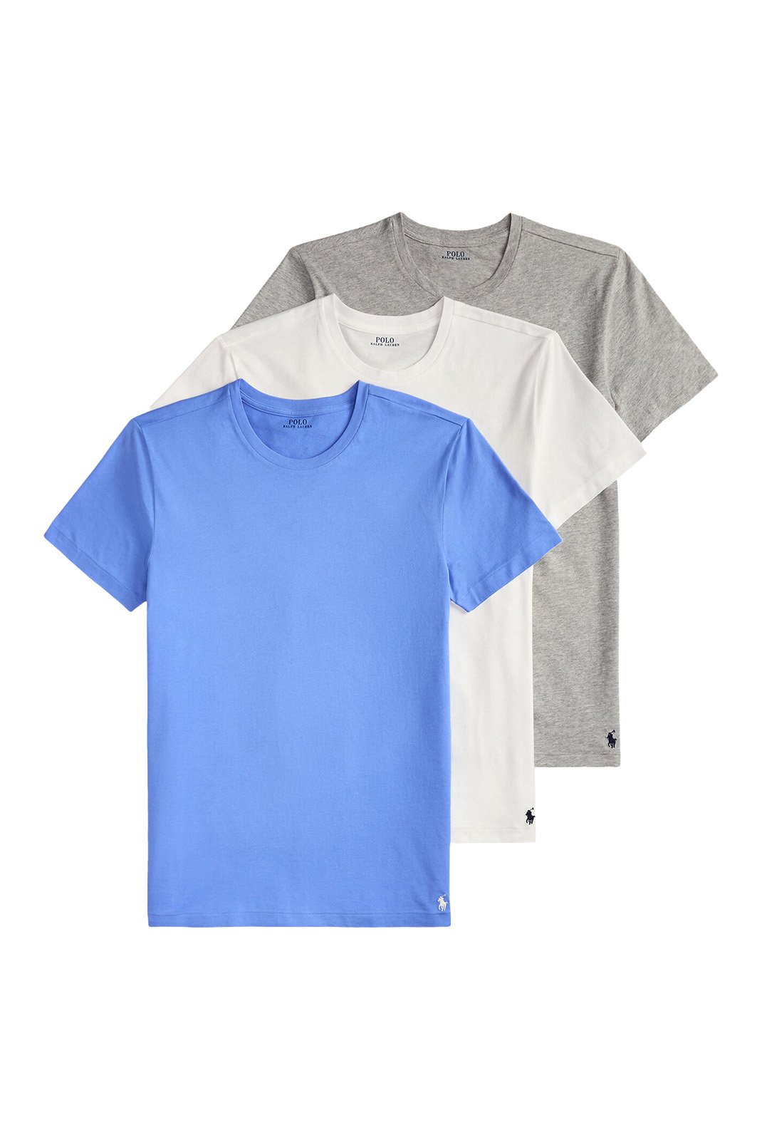 Slips / Boxers  Ralph lauren 714830304 048 3PK WHT/HRBR ISL BLU/AND HTR